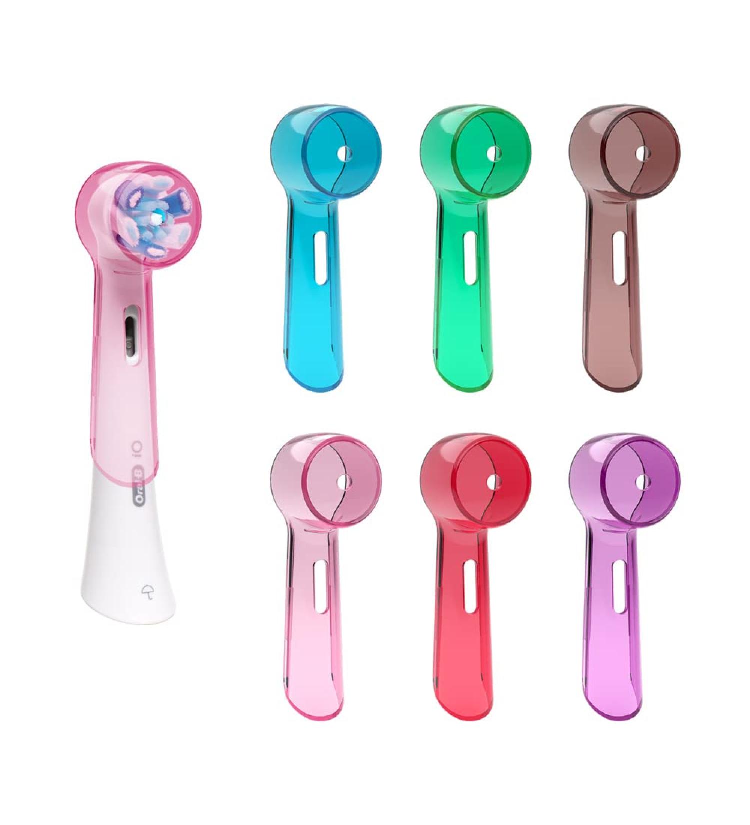 Seplouis Multi-Colored Toothbrush Head Covers - 6 Pack Compatible with Oral-B IO Electric Toothbrush Heads - Buy Online on GoSupps.com