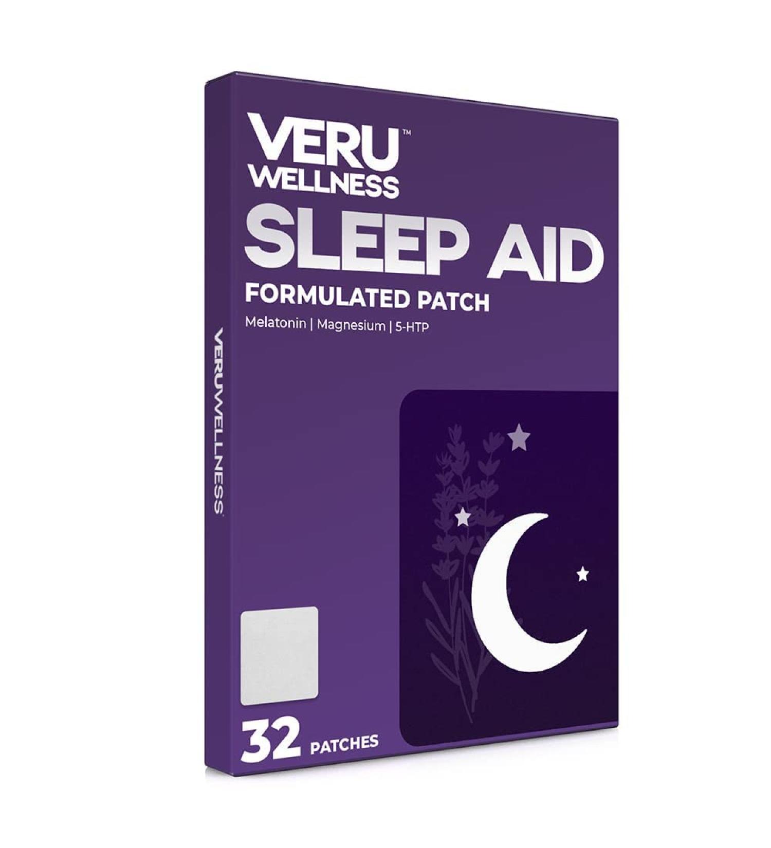 Wellness Tree Natural Sleep Patch - Contains Melatonin 5-HTP & Magnesium - Tranquil Sleep & Jet lag - Fall Asleep Faster Sleeping Patch for Adults - Comfortable & Easy to Apply - Buy Online on GoSupps.com
