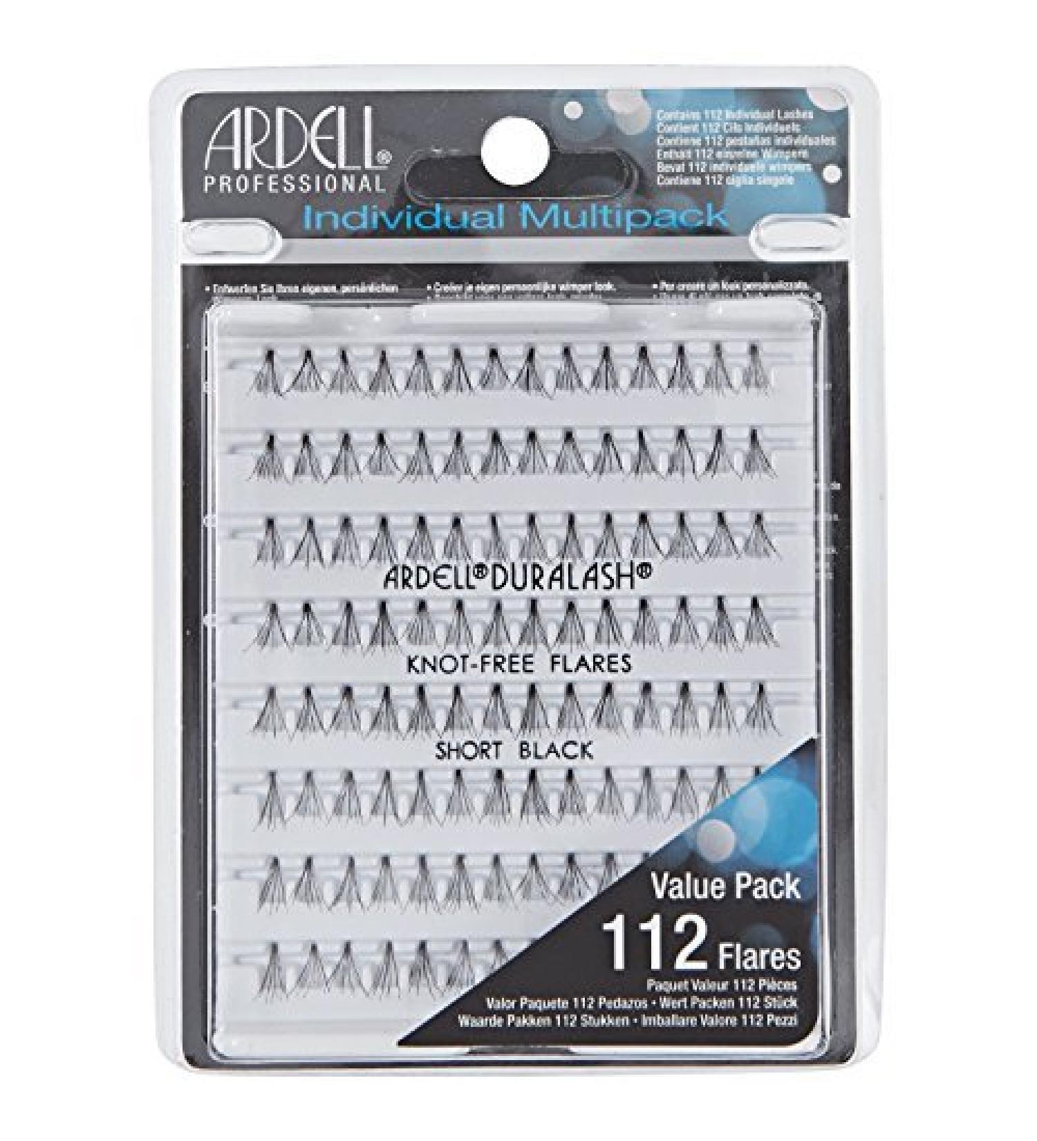 Ardell False Eyelashes Knot-Free Individuals Short Black 112 Count - 1 Pack | Multipack - Buy Online on GoSupps.com