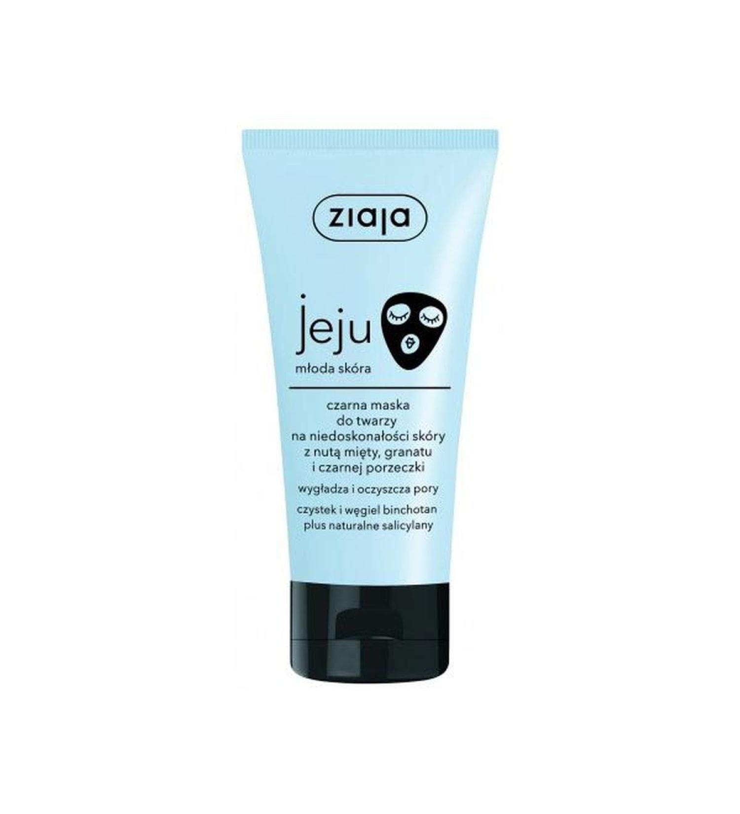 ZIAJA_Jeju black face mask for skin imperfections 50ml