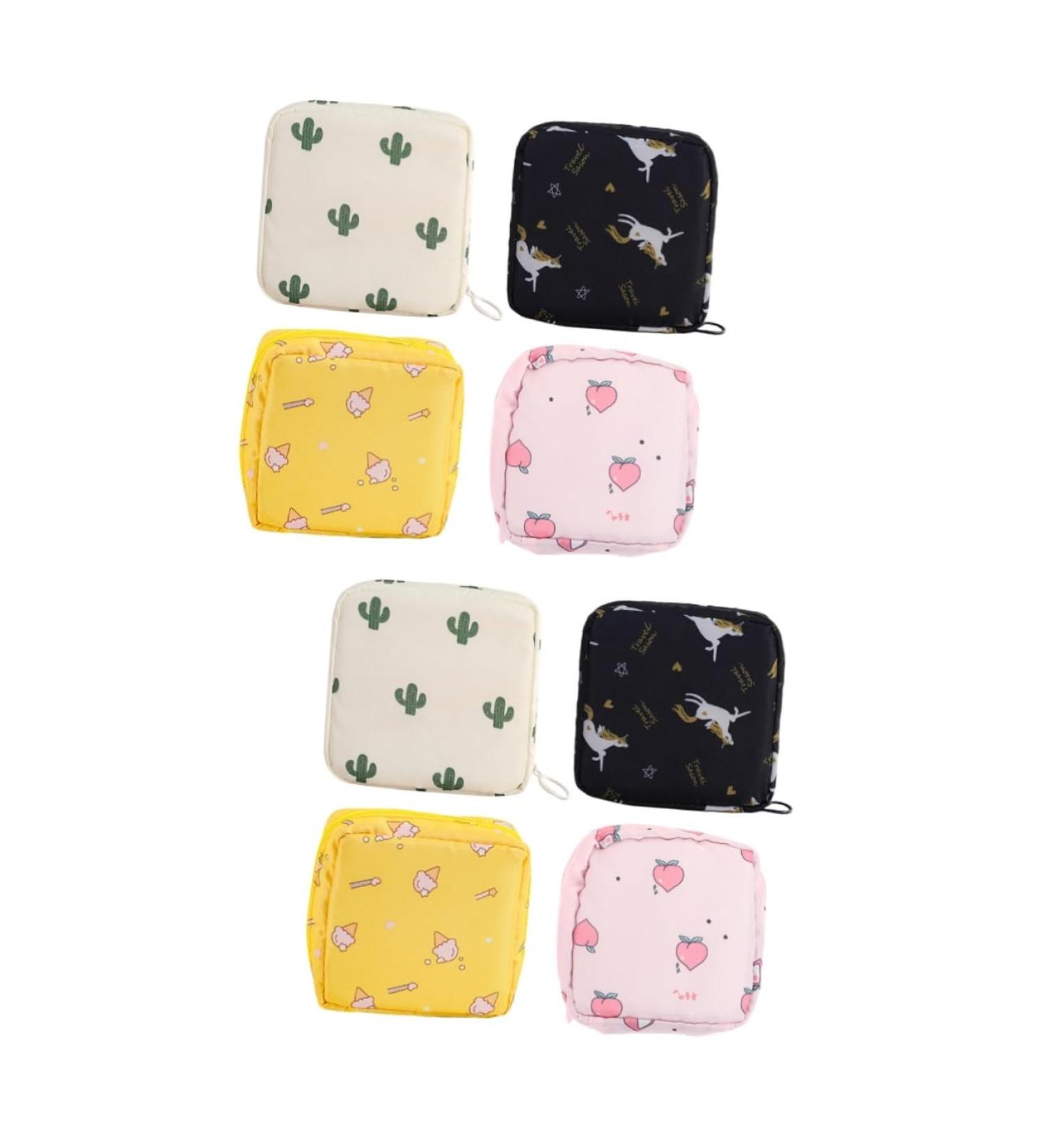 Gleavi 8-Pc Storage Bags for Women | Portable Bandage & Period Pocket Bags | Ideal Storage Solution - Buy Online on GoSupps.com