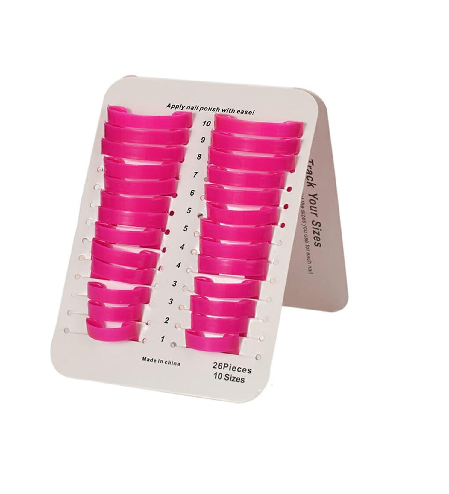 dijiusidy 4 Pieces Nail Stamper Nail Polish Protector Makeup Tools Tools Nail Finger Polisher for Women Beauty Home Use in Fingers - Buy Online on GoSupps.com
