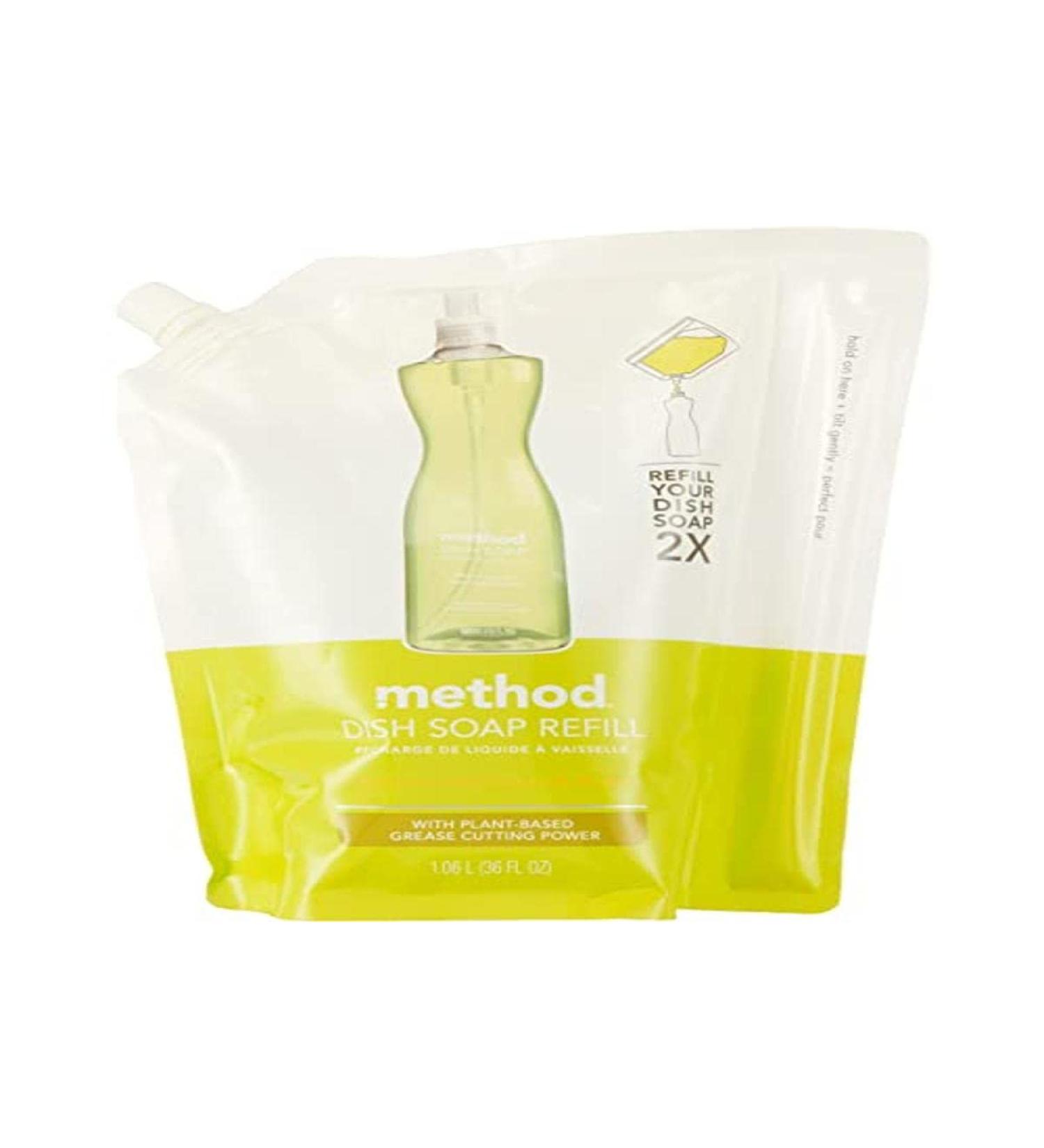 Method Dish Soap Refill - Lime & Sea Salt | Eco-Friendly Biodegradable 36 oz - International Shipping Available - Buy Online on GoSupps.com