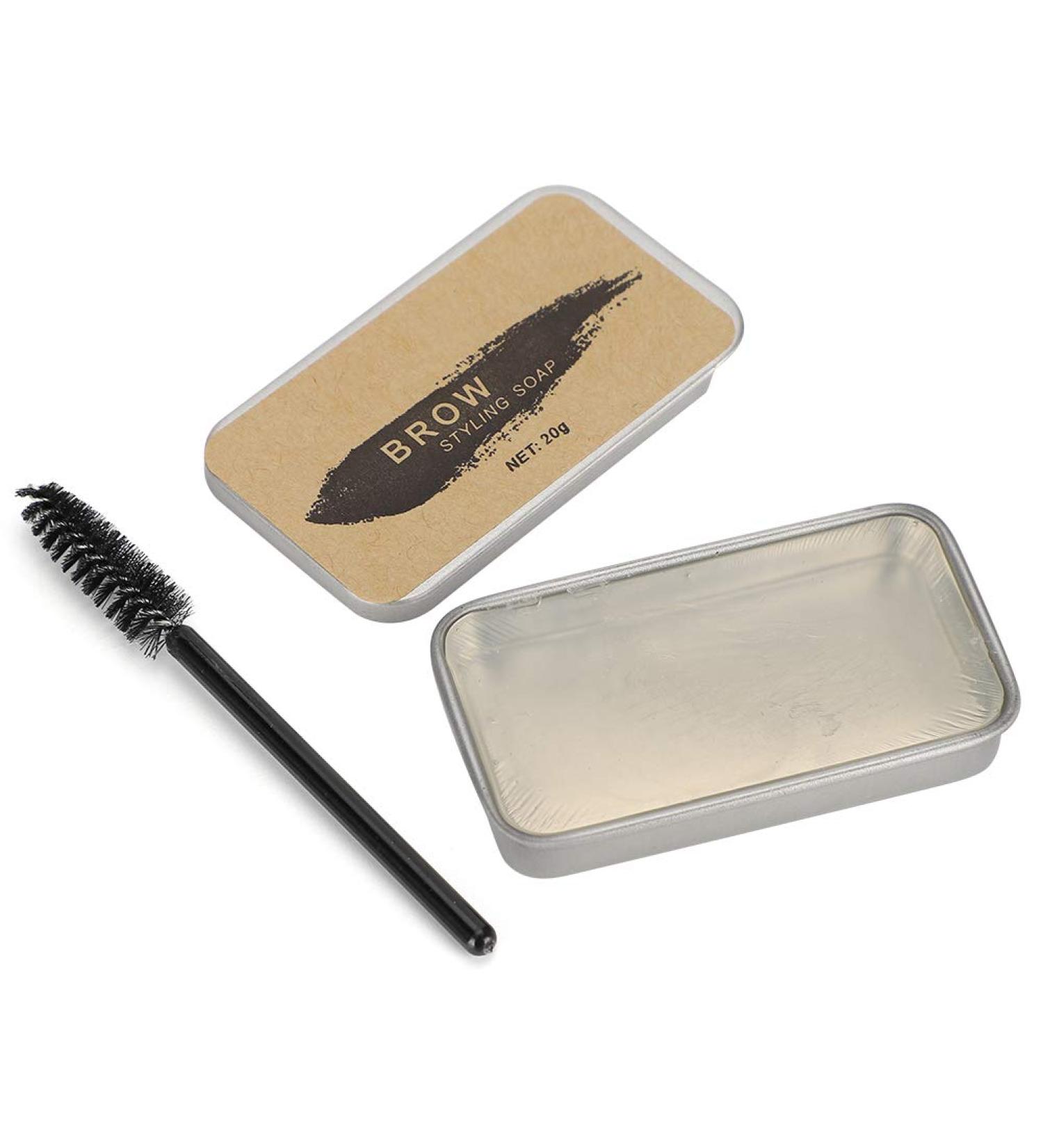 Sonew Colorless Eyebrow Soap Kit - 3D Makeup Gel & Brushes for Durable Fashionable Eyebrows | Eyebrow Styling Soap & Gel Wax - Buy Online on GoSupps.com