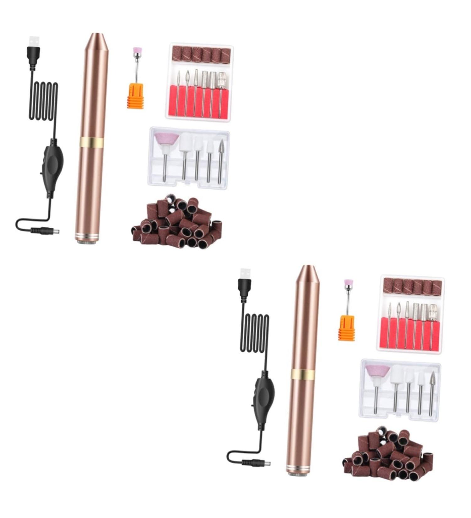 FOMIYES 2 Sets Nail Polisher Manicure Sander Pet Nail Manicure Nail Art Drill Kit Nail Art Polisher Nail Drill Tool Nail File Machine Nail Art Tool Abs Clippers Electric 13.2x1.5cmx2pcs As Shownx2pcs - Buy Online on GoSupps.com