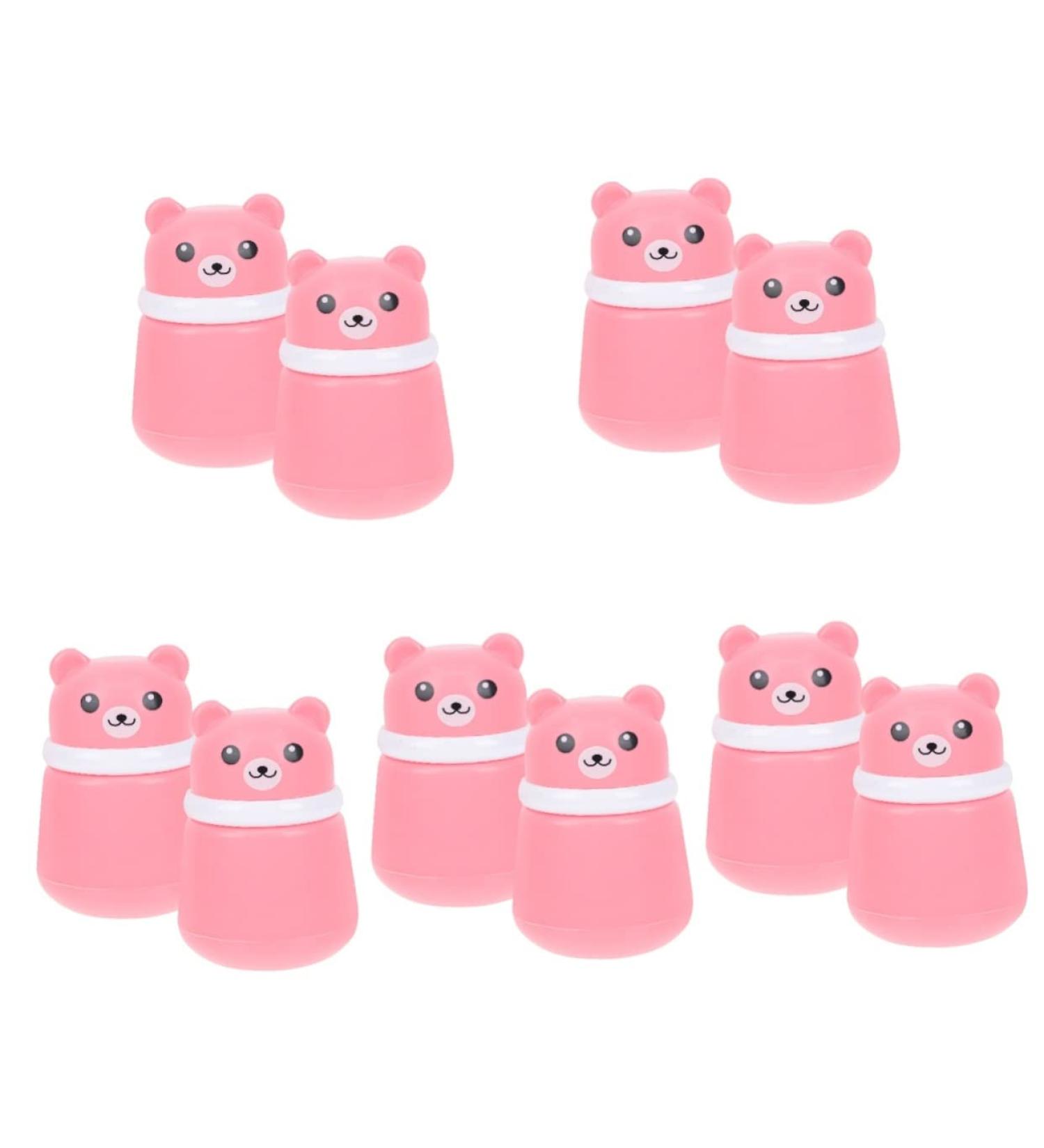 DOITOOL 10 pcs Pink Travel Makeup Bottle and Face Cosmetic Container Set - Buy Online on GoSupps.com