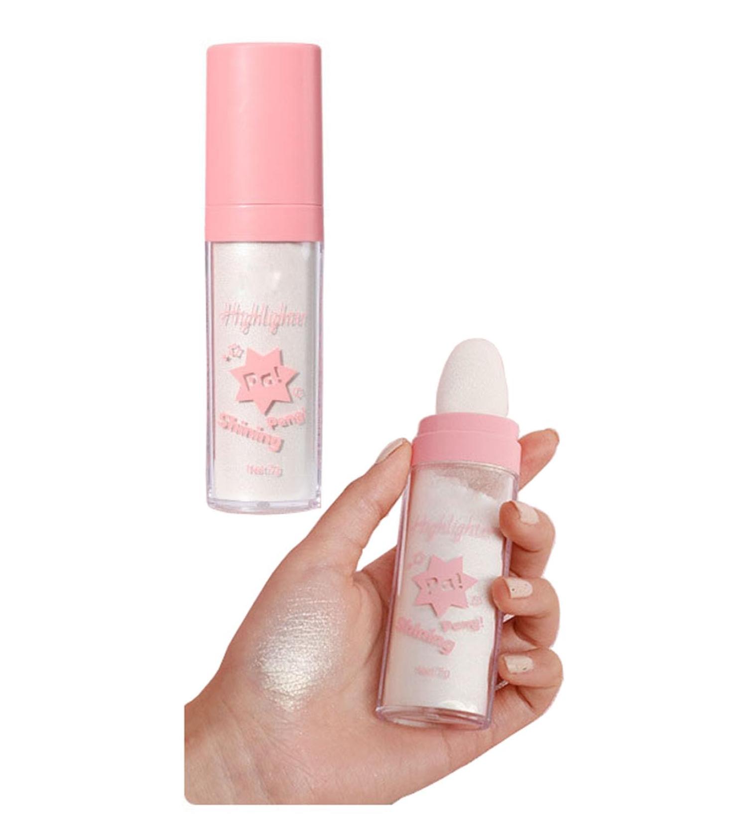 Highlighting and Finishing - Fairy Highlighter Natural Stereo Contour Collarbone Patting Powder Highlighting Makeup (01) - Buy Online on GoSupps.com