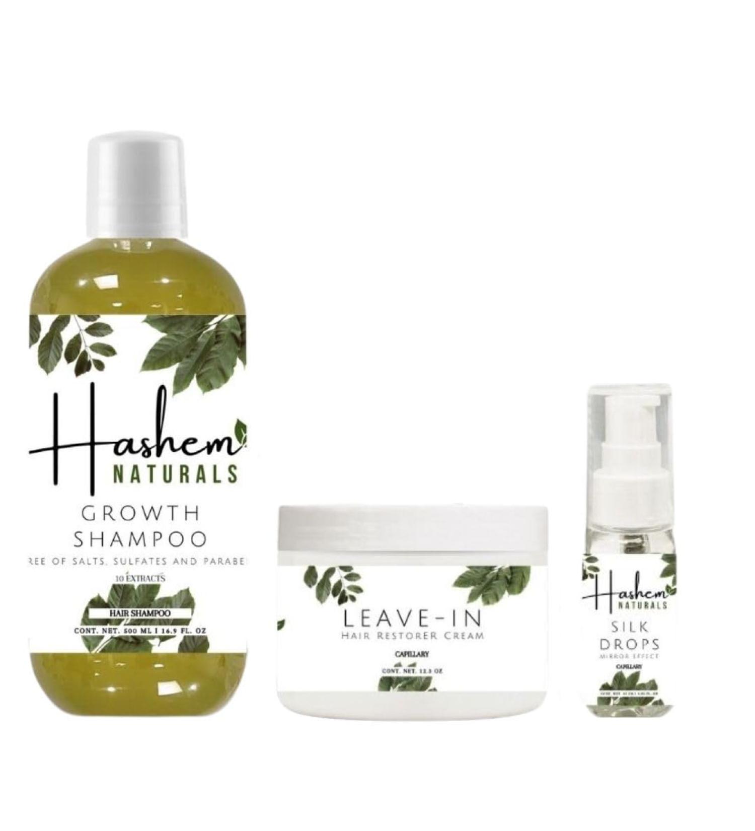 Natural Hair Growth Kit | Biotin Collagen & Vitamins | Sulfate & Paraben Free - Buy Online on GoSupps.com