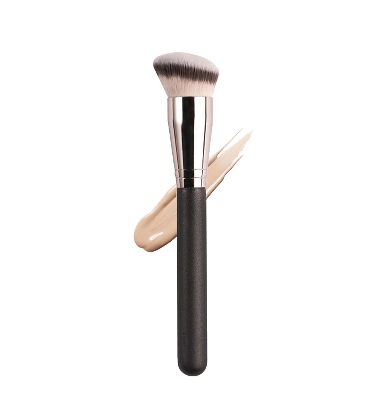 Okaywork Large Inclined Foundation Brush Makeup Brush Blush Brush Foundation Brush Dense Synthetic Premium Brush Hairs for Liquid Makeup Cream Powder Foundation - Buy Online on GoSupps.com