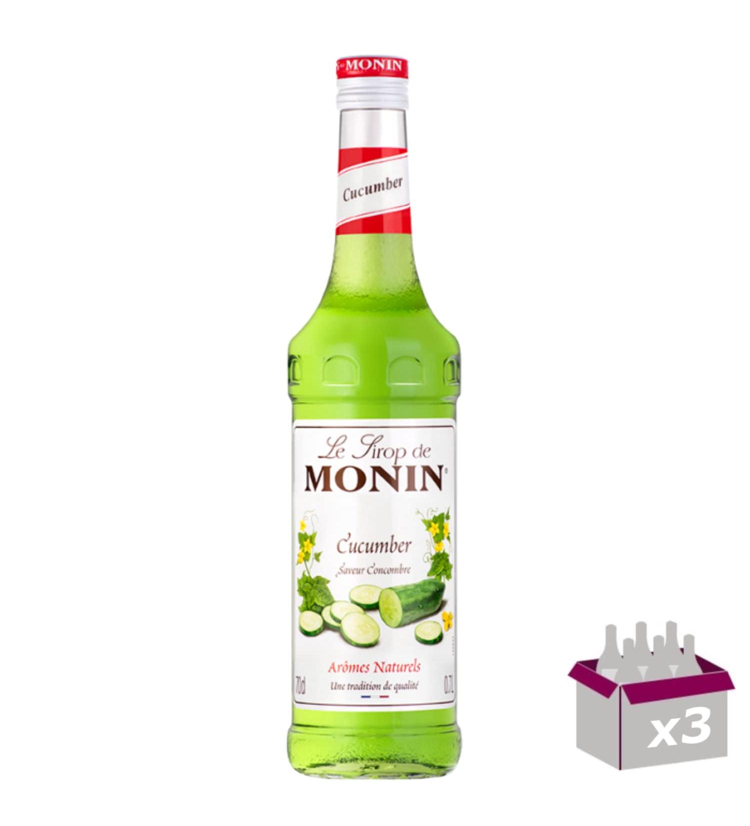 Set of 3 Syrup - Cucumber - 70cL