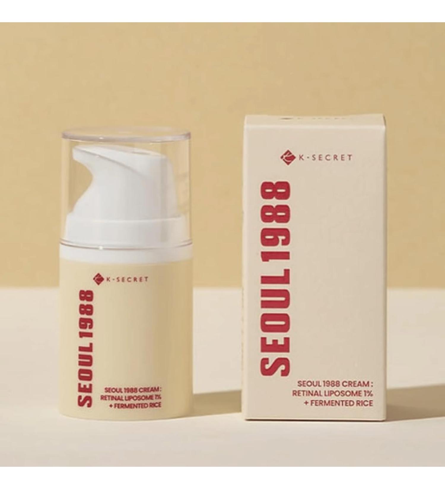  G n rique K-Secret Seoul 1988 Cream Retinol Liposome 1% + Fermented Rice Face Care - Made in Korea - Buy Online on GoSupps.com