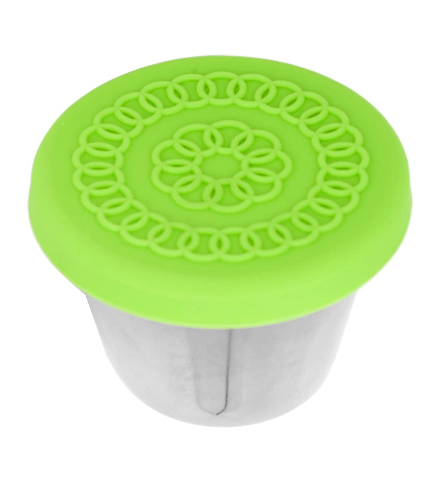 Essential Oil Container Proof Dressing Container 70ml Silicone Lid Beauty Salon Picnic (Green Lid) - Buy Online on GoSupps.com
