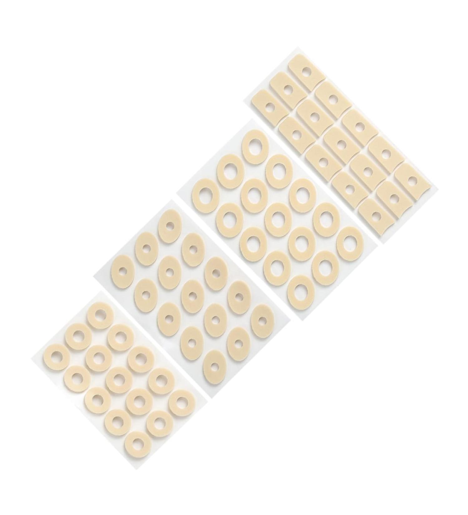 GLEAVI 4sheets Latex Corn Stickers Toe Corn Remover Cushions Pads Corn Shoes Sticker Silicone Gel Feet Corn Pad Toe Corn Cushions Foam Stickers Gel Corn Foot Patch Latex Sponge Emulsion - Buy Online on GoSupps.com
