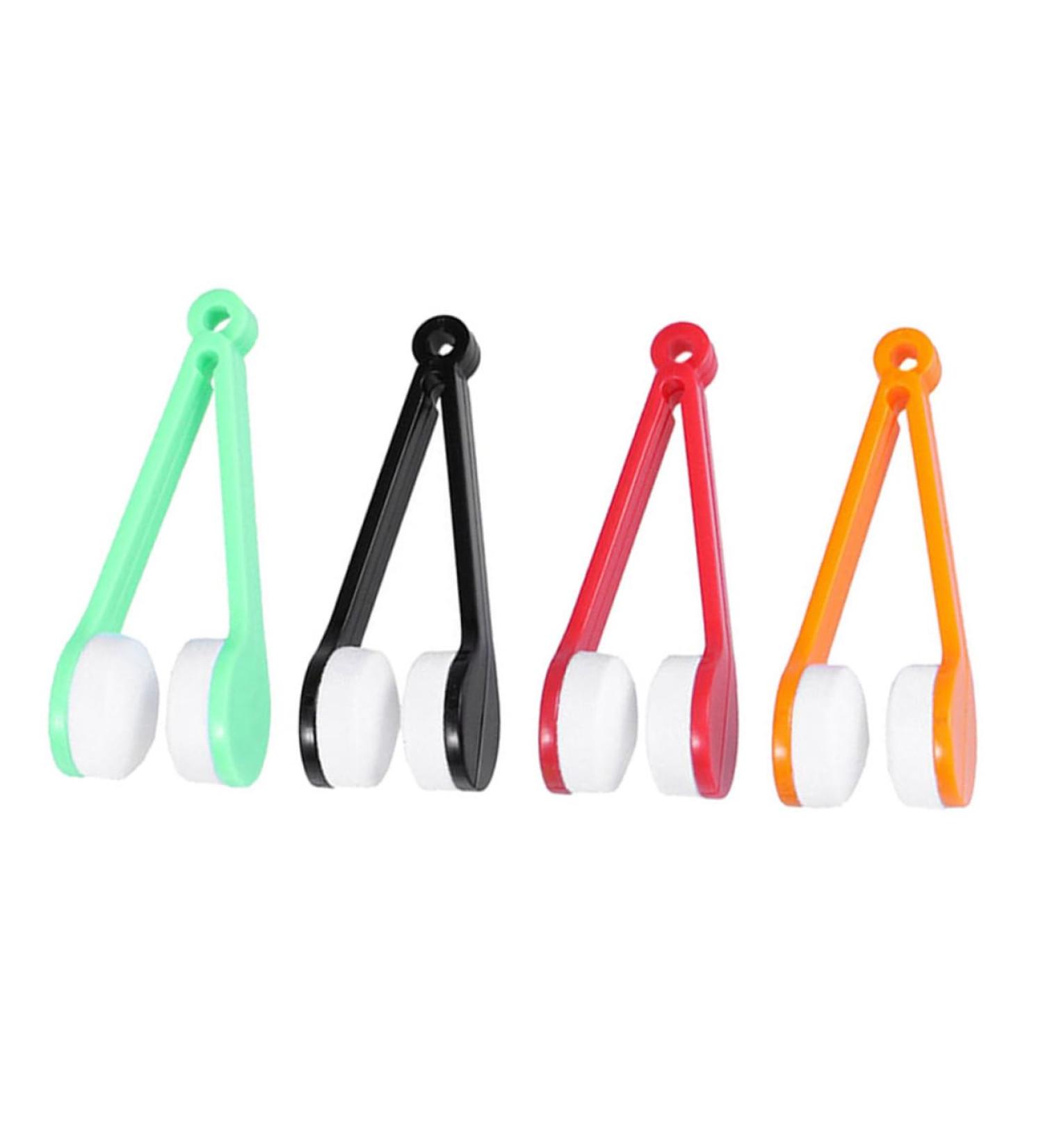 FOMIYES 4pcs Portable Eyeglasses Cleaning Wipe & Brush Set - Perfect for Glasses Sunglasses & Jewelry - Compact Random Colors - Buy Online on GoSupps.com