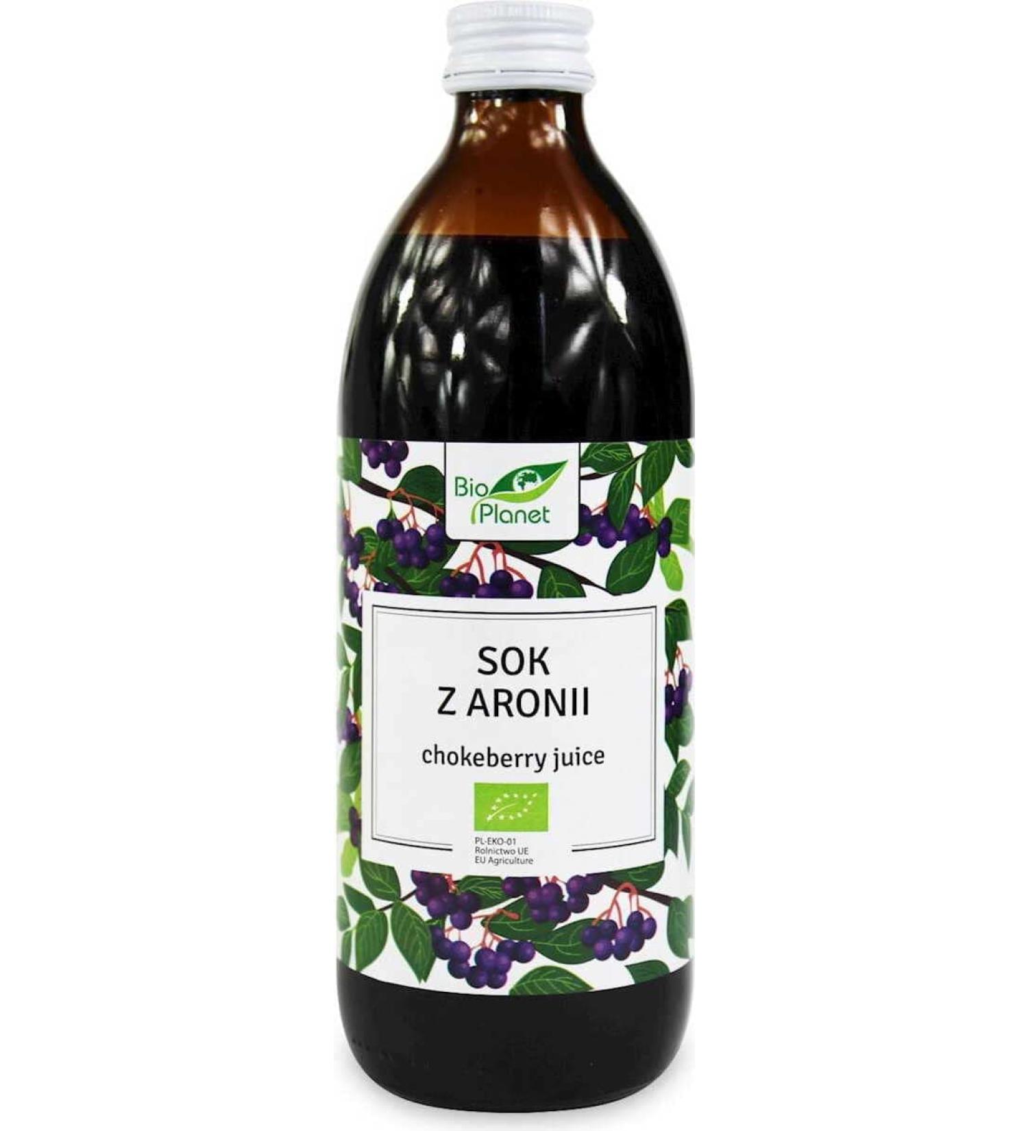 ORGANIC chokeberry juice 500 ml - BIO PLANET
