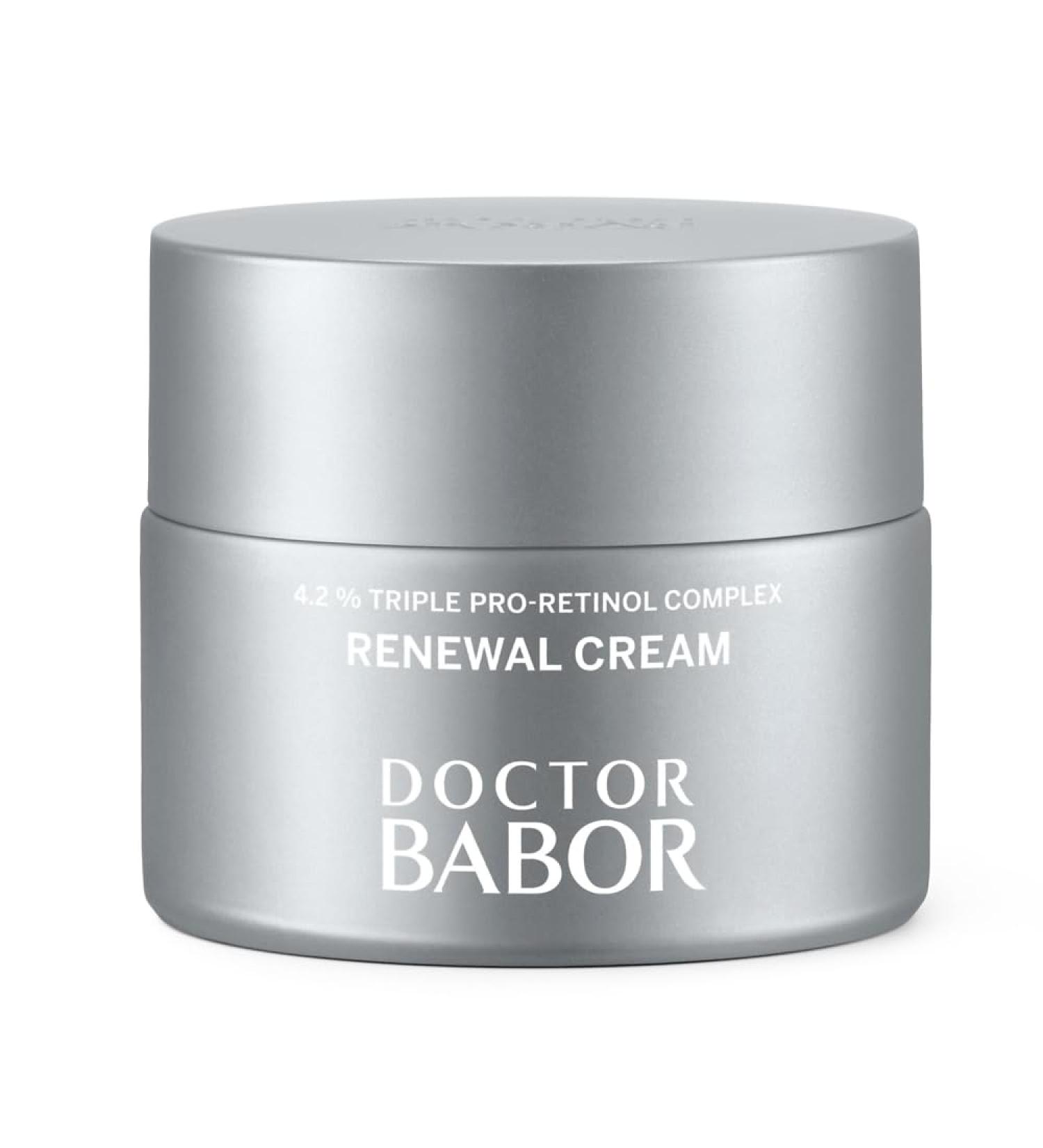 DOCTOR BABOR Renewal Cream | Regenerating anti-ageing and anti-pigmentation face cream with pro-retinol complex | For radiant rejuvenated skin | Refines the complexion | Vegan | 50ml - Buy Online on GoSupps.com