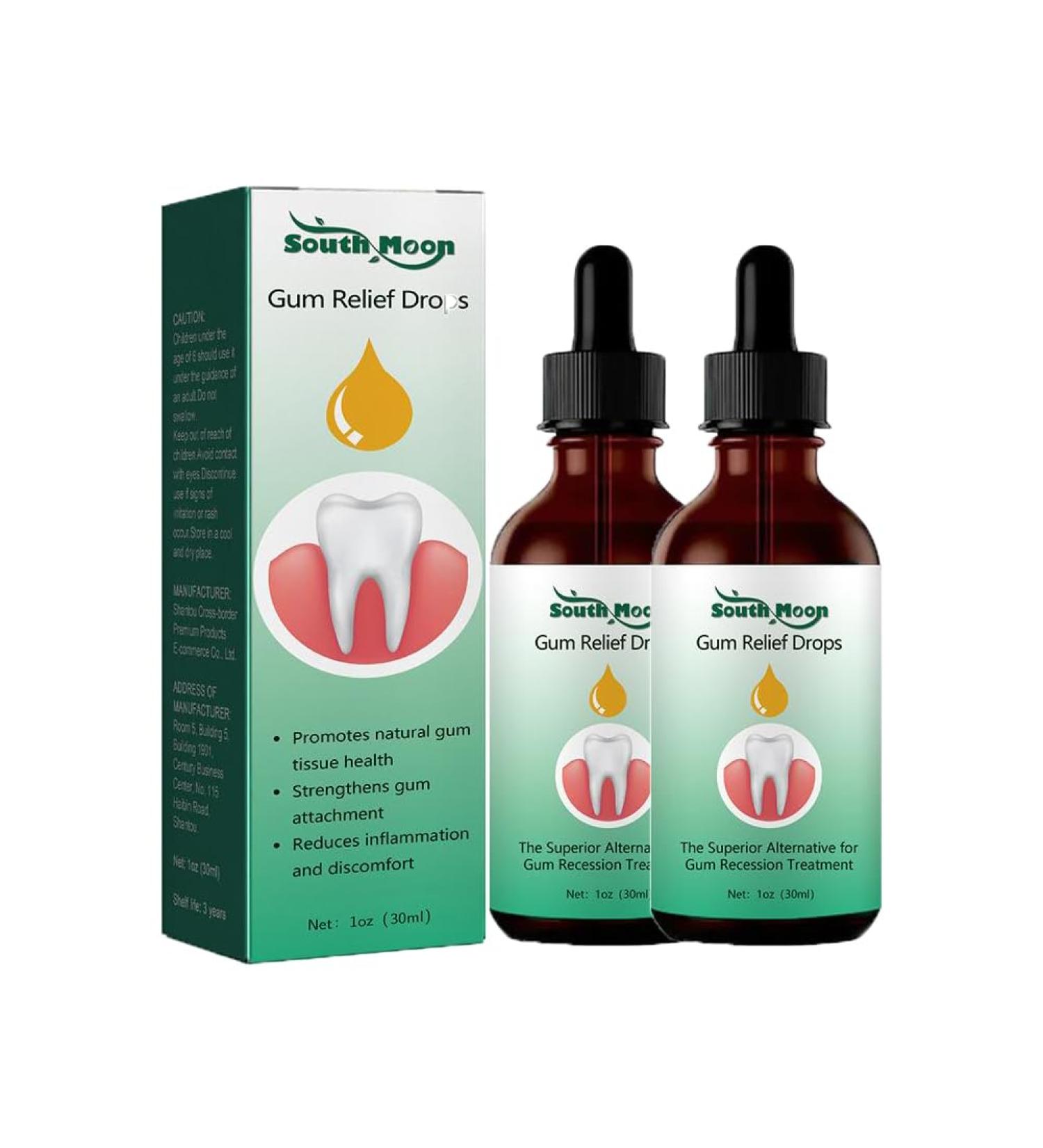 EIRZNGXQ Dentizen Gum Regrowth Drops - 30ml | Receding Gum Repair & Healthy Gums | 2 Pack - Fast International Shipping - Buy Online on GoSupps.com