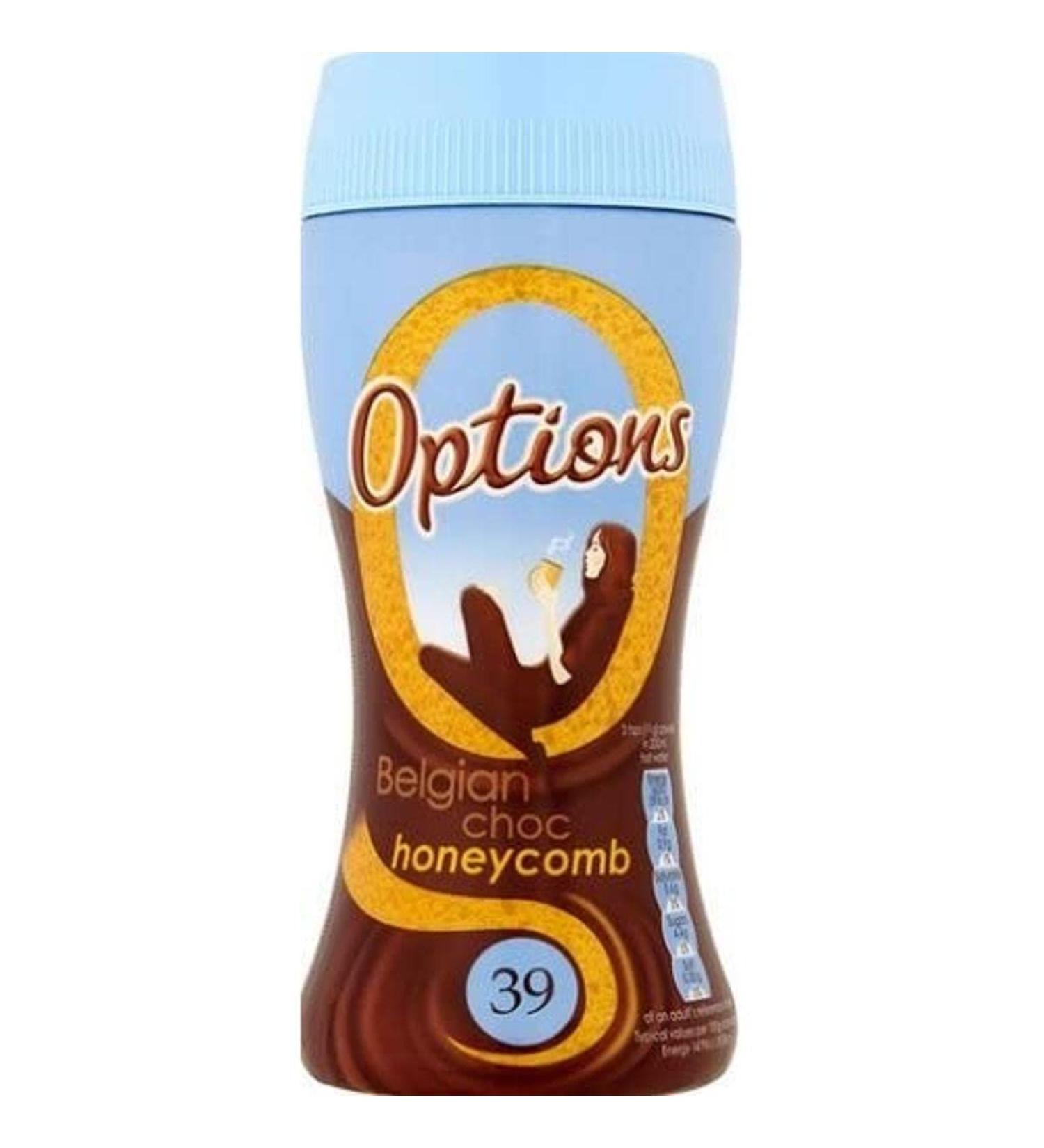 Options Belgian Chocolate Honeycomb 220g