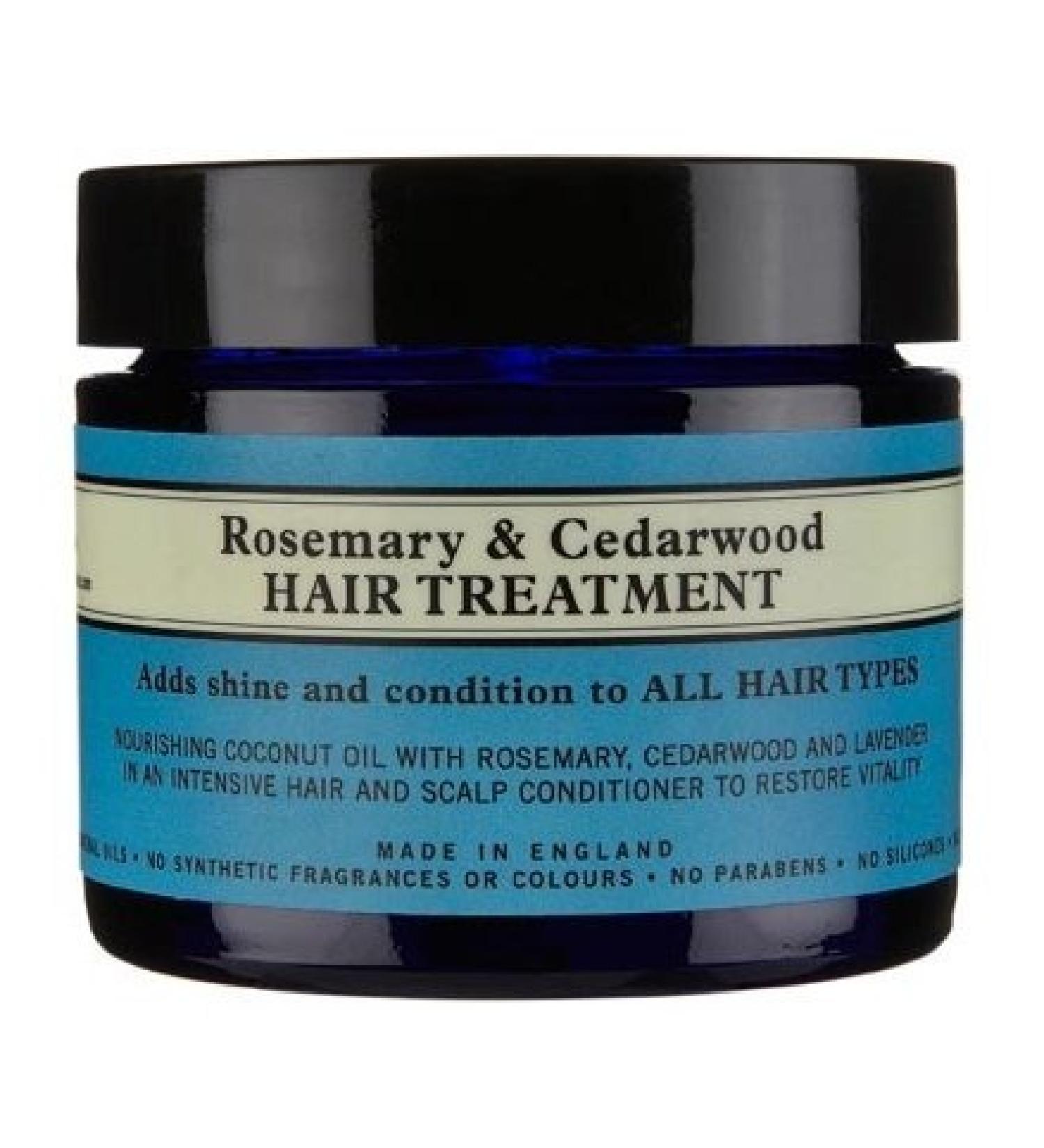 Neal's Yard Remedies Neals Yard Rosemary & Cedarwood Hair Treatment 50g Helps restore body and shine ideal for use on undergrowth or colored hair