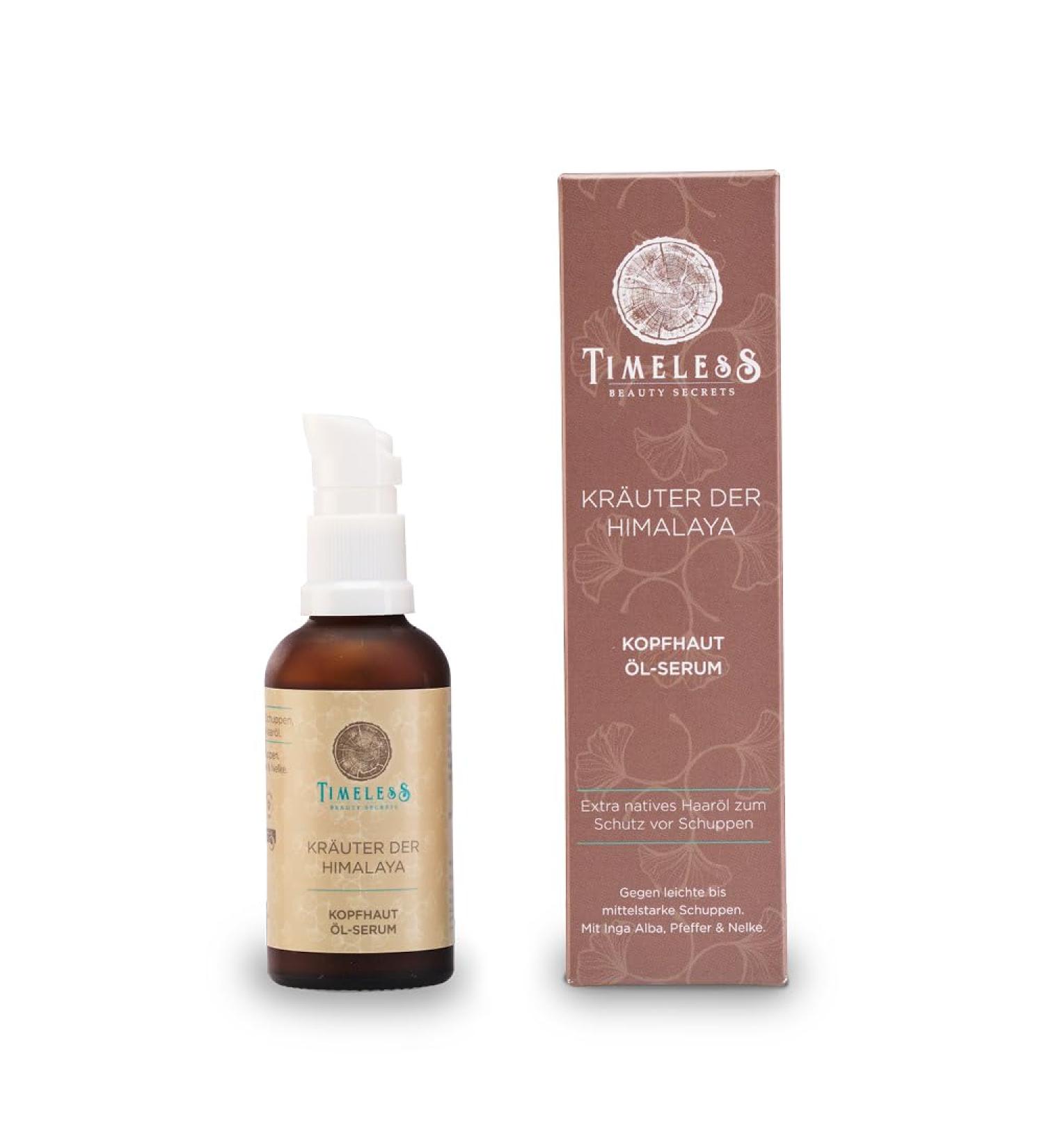 Huile anti-pelliculage pour des cheveux sains - Avec 14 herbes ayurv diques de l'Himalaya et du romarin - Buy Online on GoSupps.com