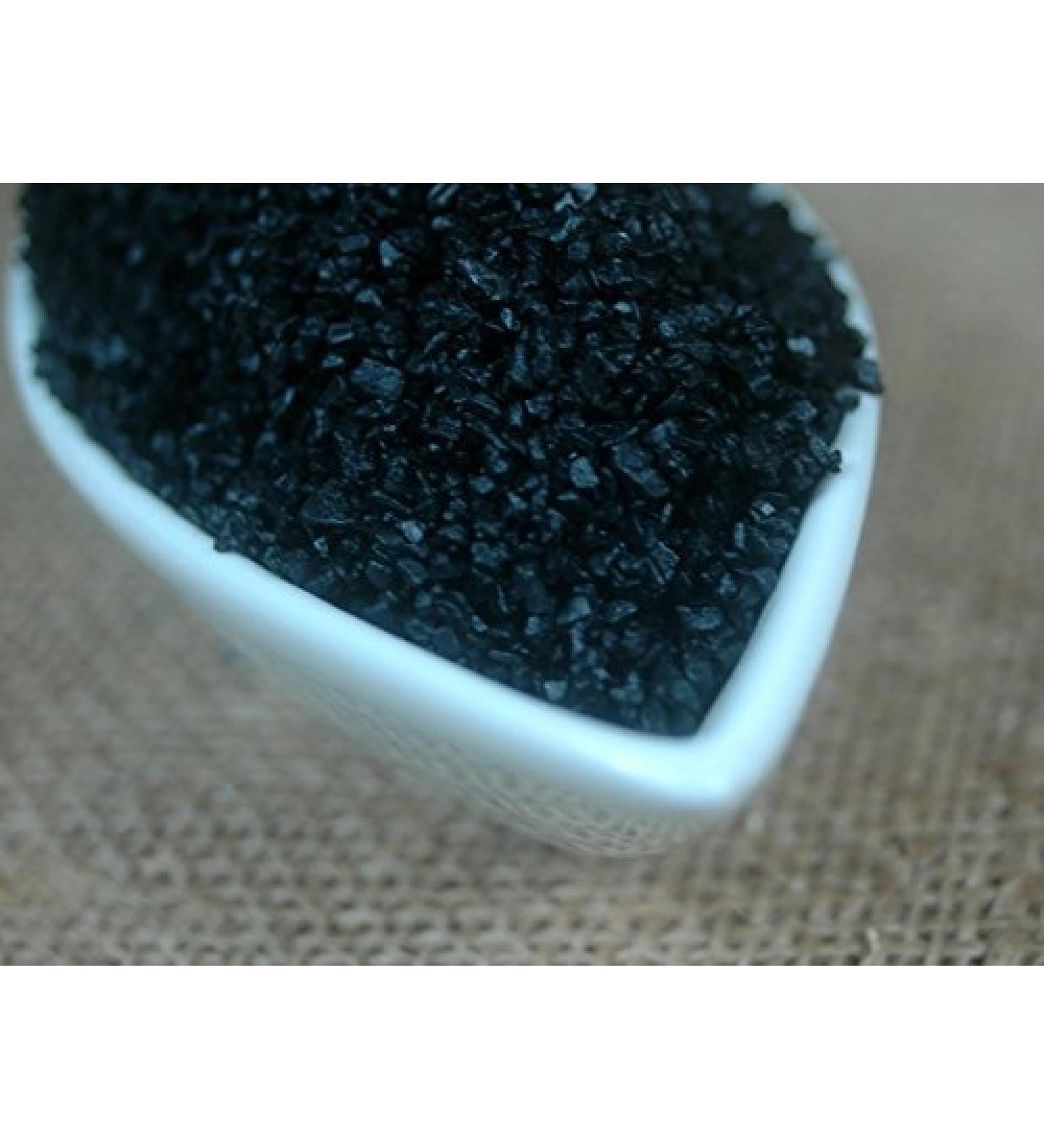 Naturix24 Naturix24 - Hawaiian Black Lava Salt - 2-3 mm Grain - 500 g
