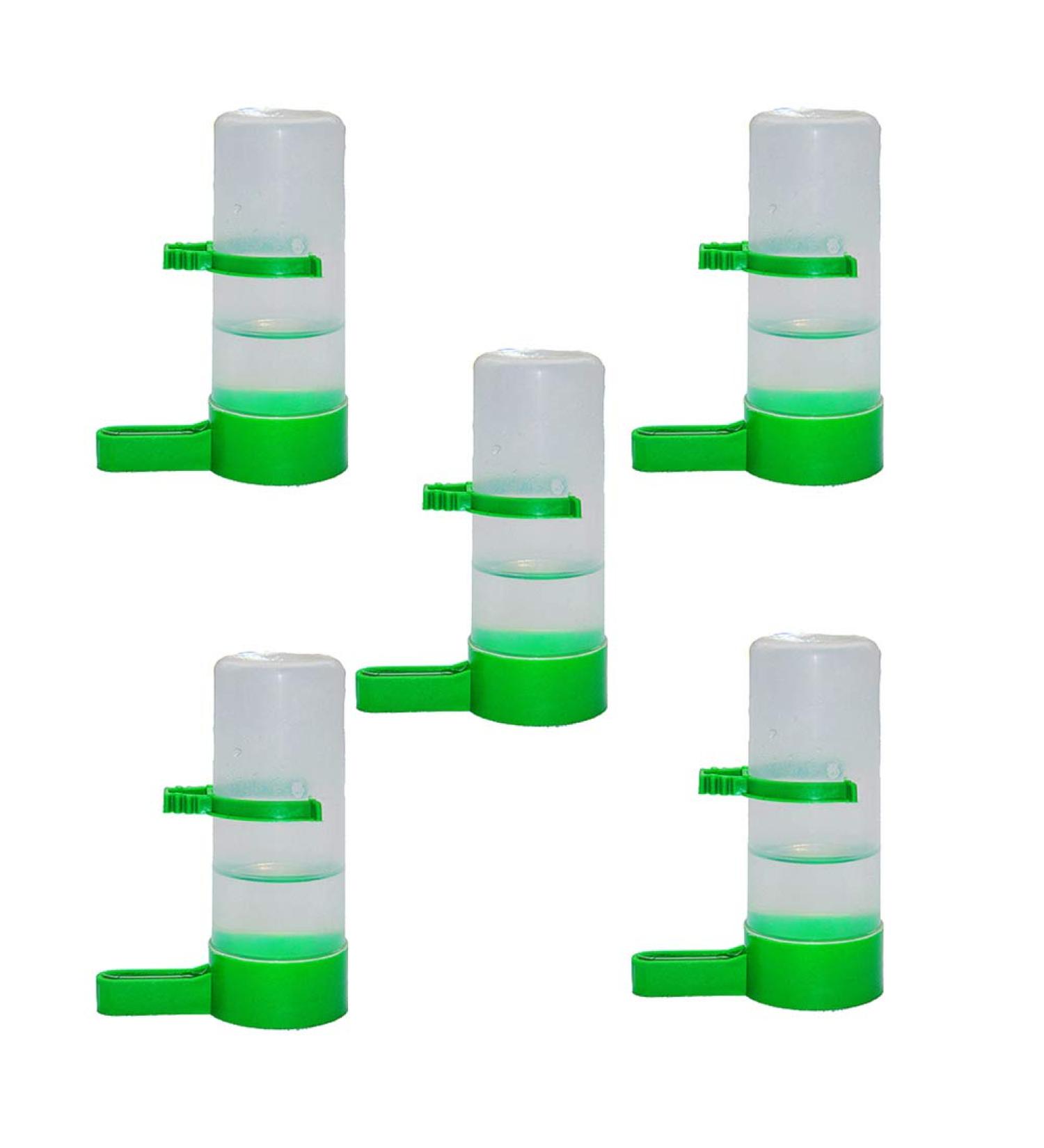 Yardwe Poultry Drinker Automatic Chicken Water Feeder Drinker Birds Feeder Drinker for Cage Size S Pack of 5 - Buy Online on GoSupps.com