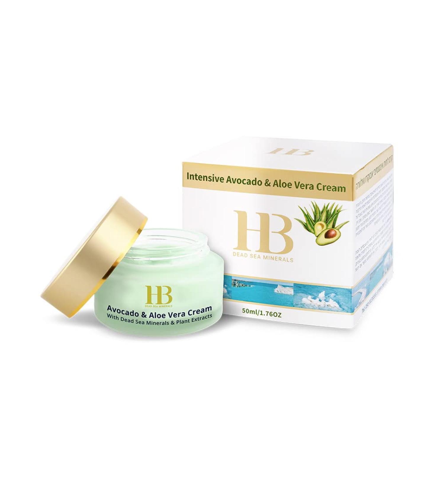 Buy H&B Intensive Avocado & Aloe Vera Cream | Hydrating Moisturizer for All Skin Types | International Shipping Available - Buy Online on GoSupps.com