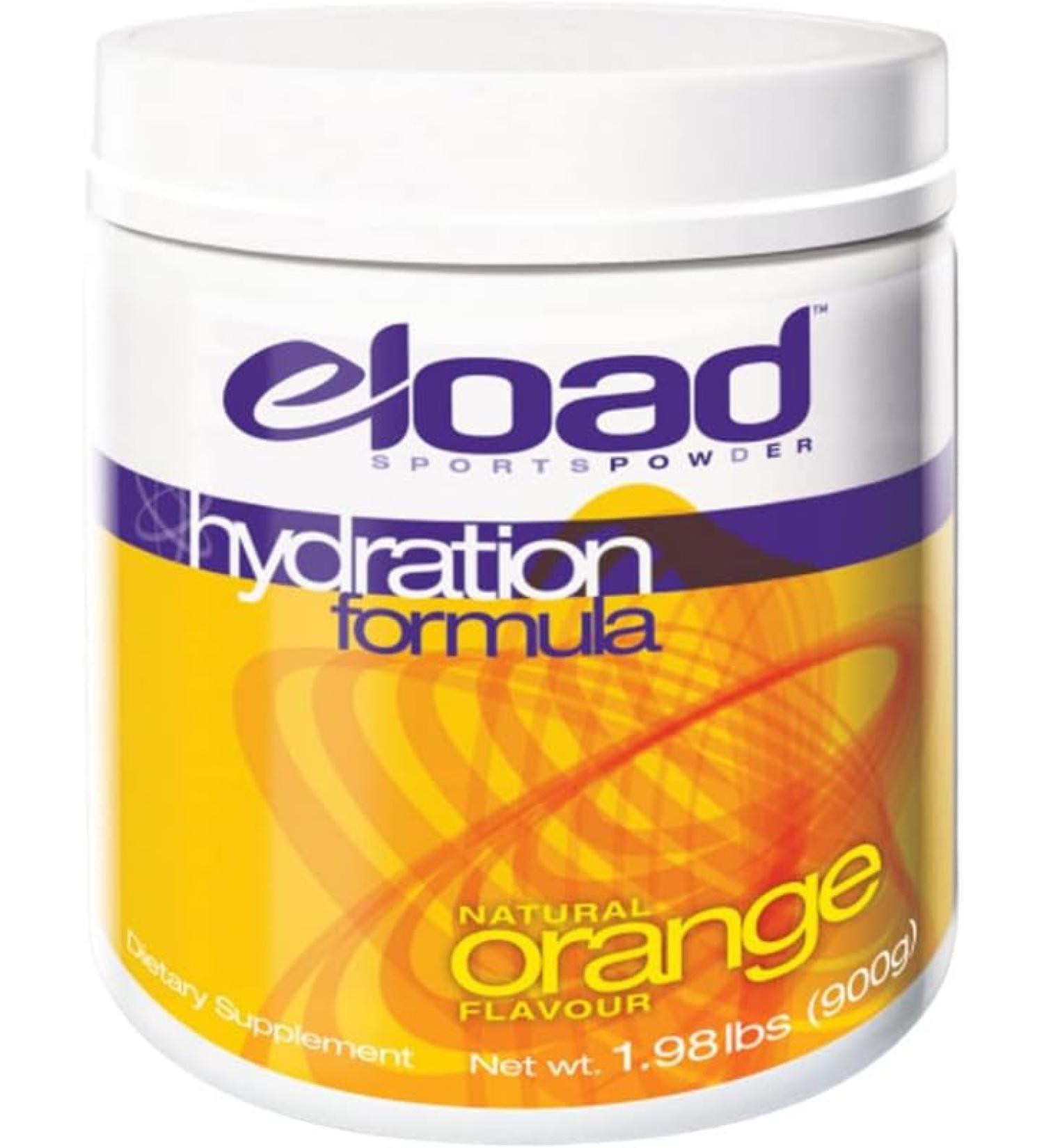 Eload Hydration Electrolyte Sports Rehydration Drinks Perfect for Competing & Training - Orange 900g Tub (30 Servings) - Buy Online on GoSupps.com