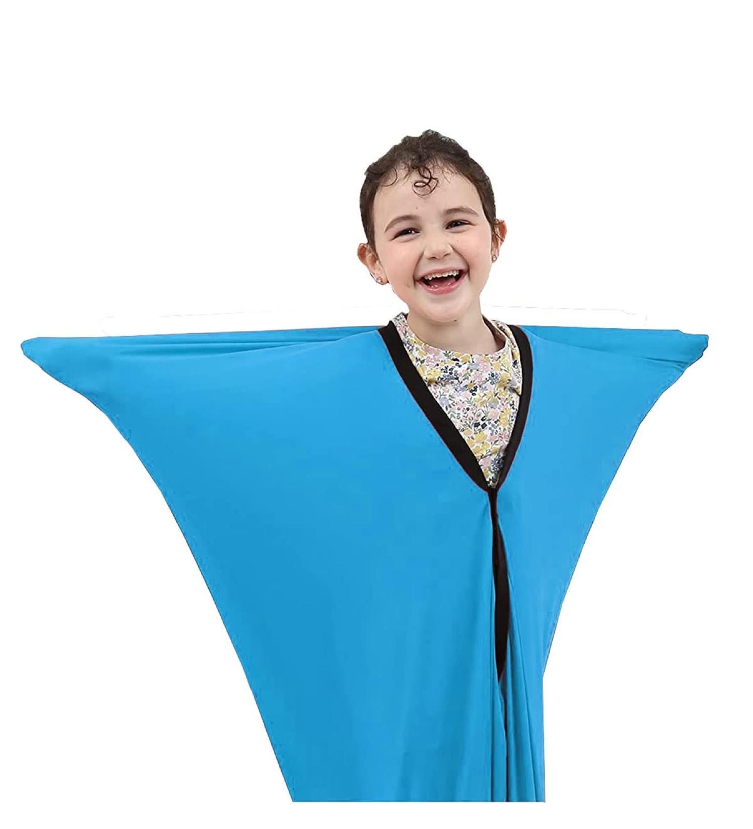 ZYUBOESO Sensory Body Sock for Kids - XL/X-Large Sky Blue - Stress Relief for Children with Autism, Anxiety, ADHD | Stretchy Full Body Wrap - Buy Online on GoSupps.com