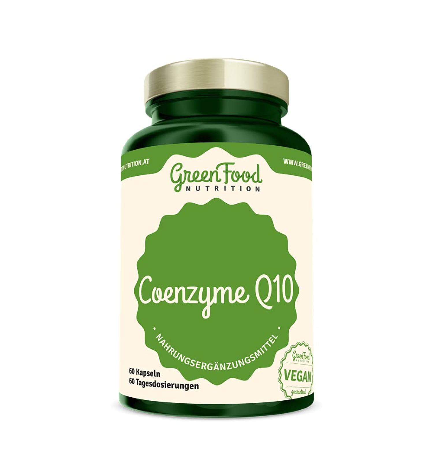 Coenzyme Q10 60 capsules GreenFood Nutrition