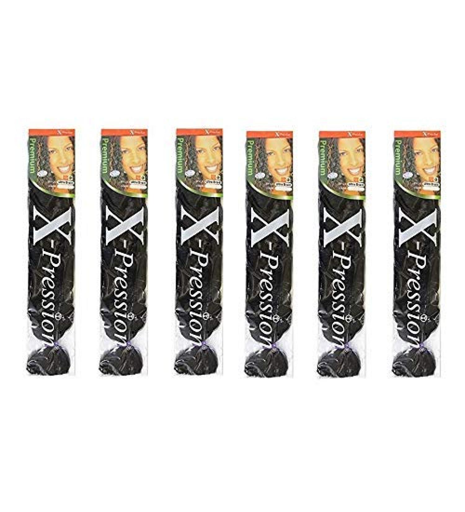 X-pression Premium Original Ultra Braid. - Colour BG (Pack of 6) Bg 6 Pack