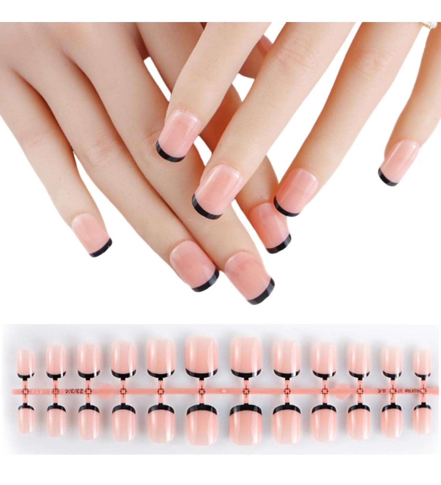 AJTUTUS/Box French Tip False s Press On False s Full Cover Stick On Ballerinas Artificial s - Buy Online on GoSupps.com