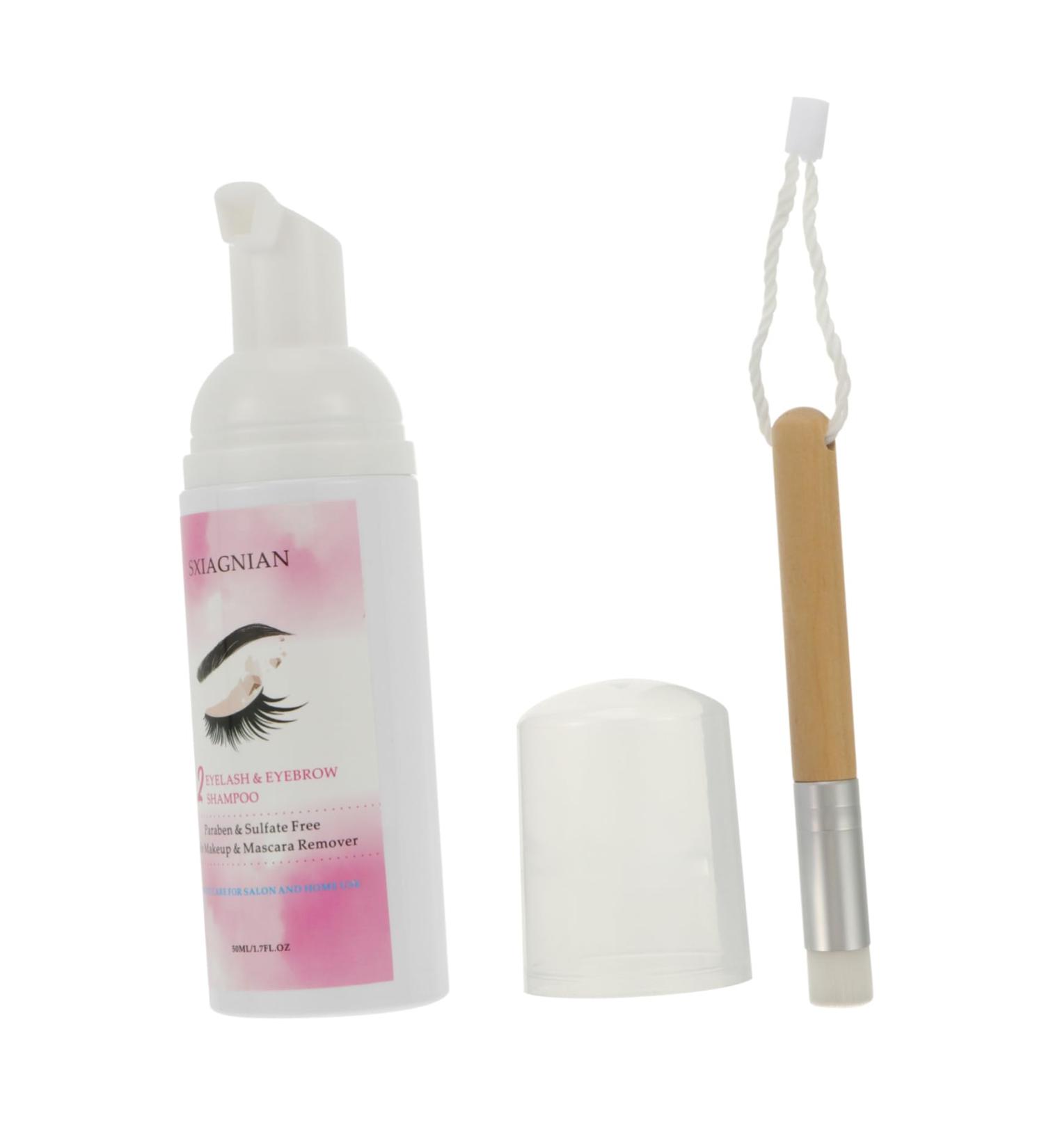 FOMIYES 2pcs Eyelash Cleansing Mousse Lash Cleaner Lash Foam Eyelash Mascara Shampoo Makeup Remover Make up 1 count (Pack of 1) As Shownx2pcs - Buy Online on GoSupps.com