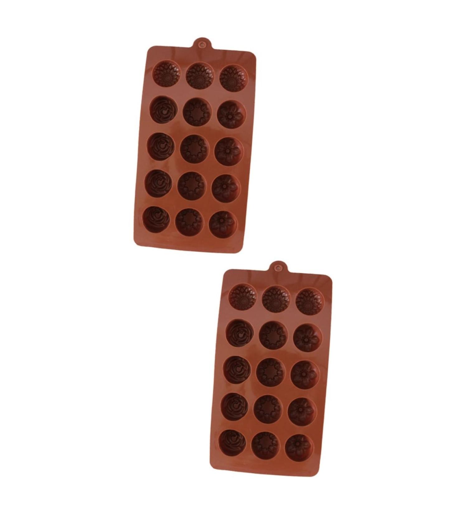 2pcs Craft Dies Pudding Mold Flower Shaped Mold Non-Stick Mold Decor Silicone Molds Chocolate Baking Molds Sphere Cake Molds Cake Baking Molds Chocolate Molds Waffles Flowers mediumx2pcs Coffeex2pcs - Buy Online on GoSupps.com