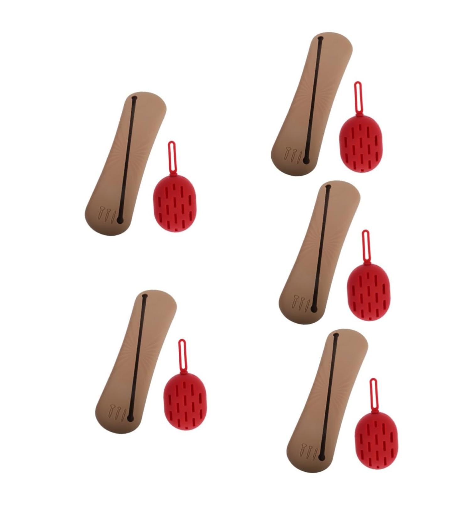 minkissy 5 Sets Beauty Egg Cosmetic Bag Makeup Accessories Must Haves 4 in 1 Makeup Brush Makeup Tool Organizer Travel Makeup Makeup Brush Storage Holder Usb Silica Gel Toolkit - Buy Online on GoSupps.com