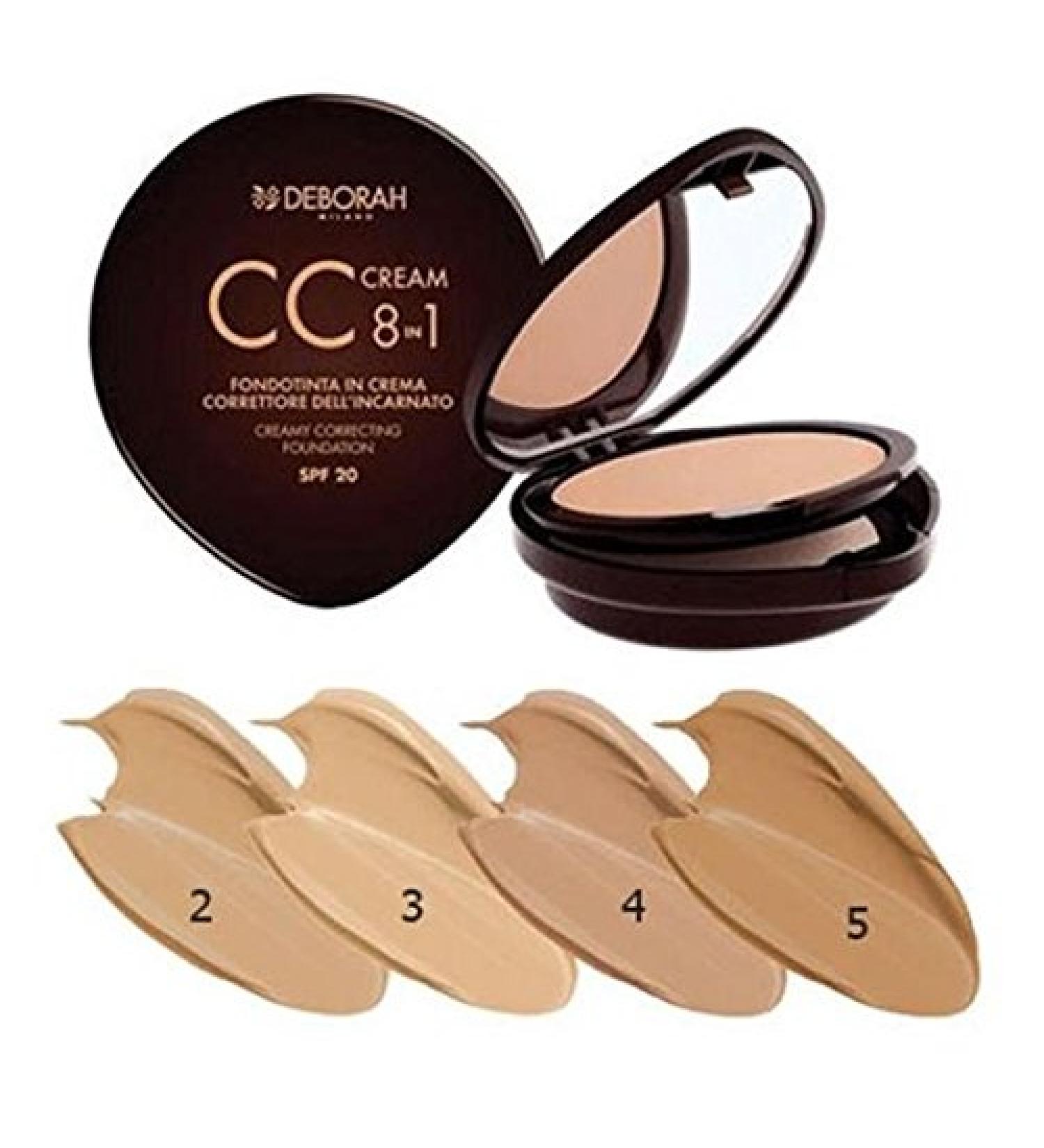 Deborah CC CREAM 8 IN 15 MULTIFUNCTIONAL FOUNDATION - Amber Base - 150g
