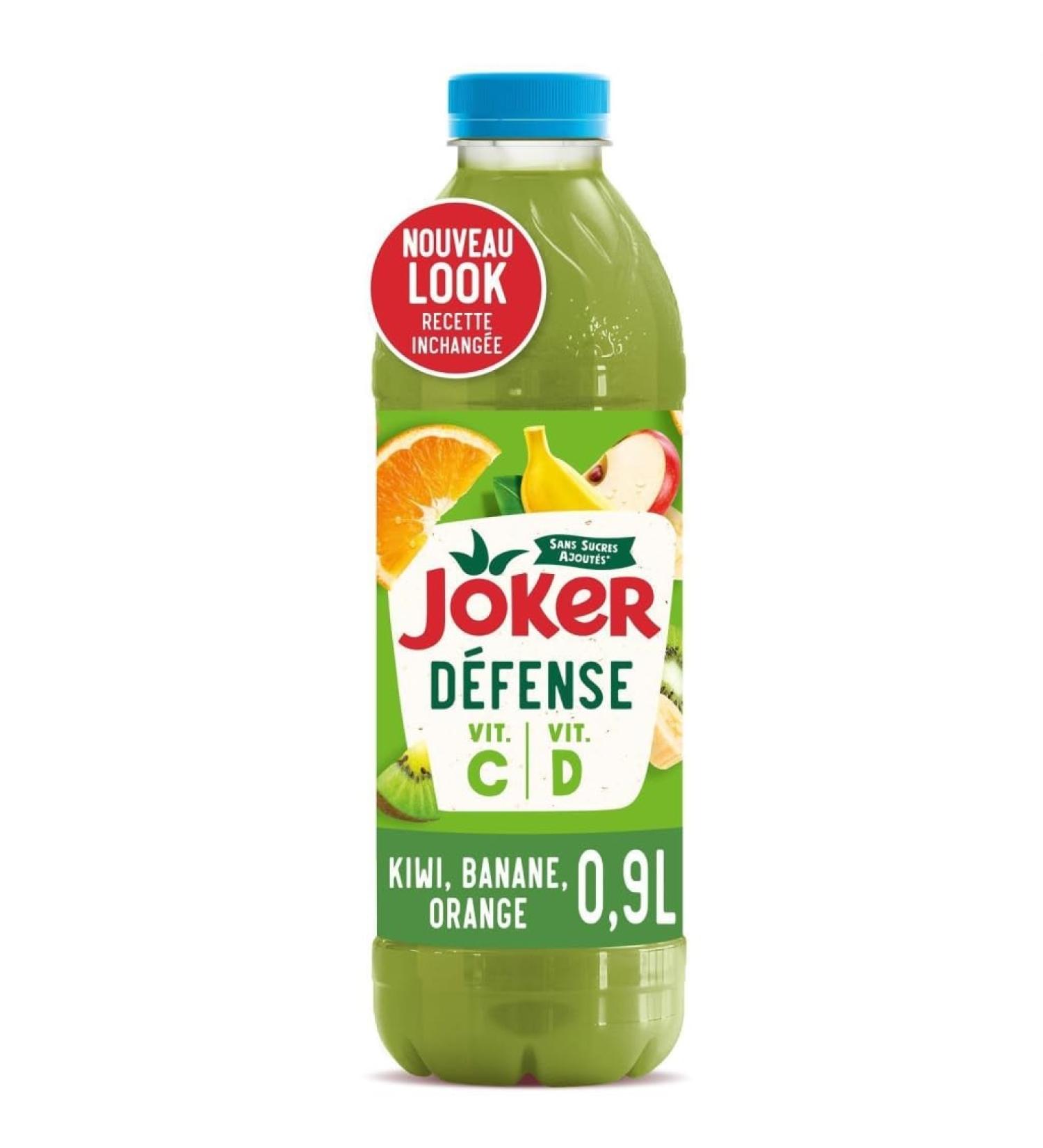 JOKER - The Good Facts Vitamin Defense Orange Kiwi Banana Pet 0.9L - Pack of 4 - Buy Online on GoSupps.com