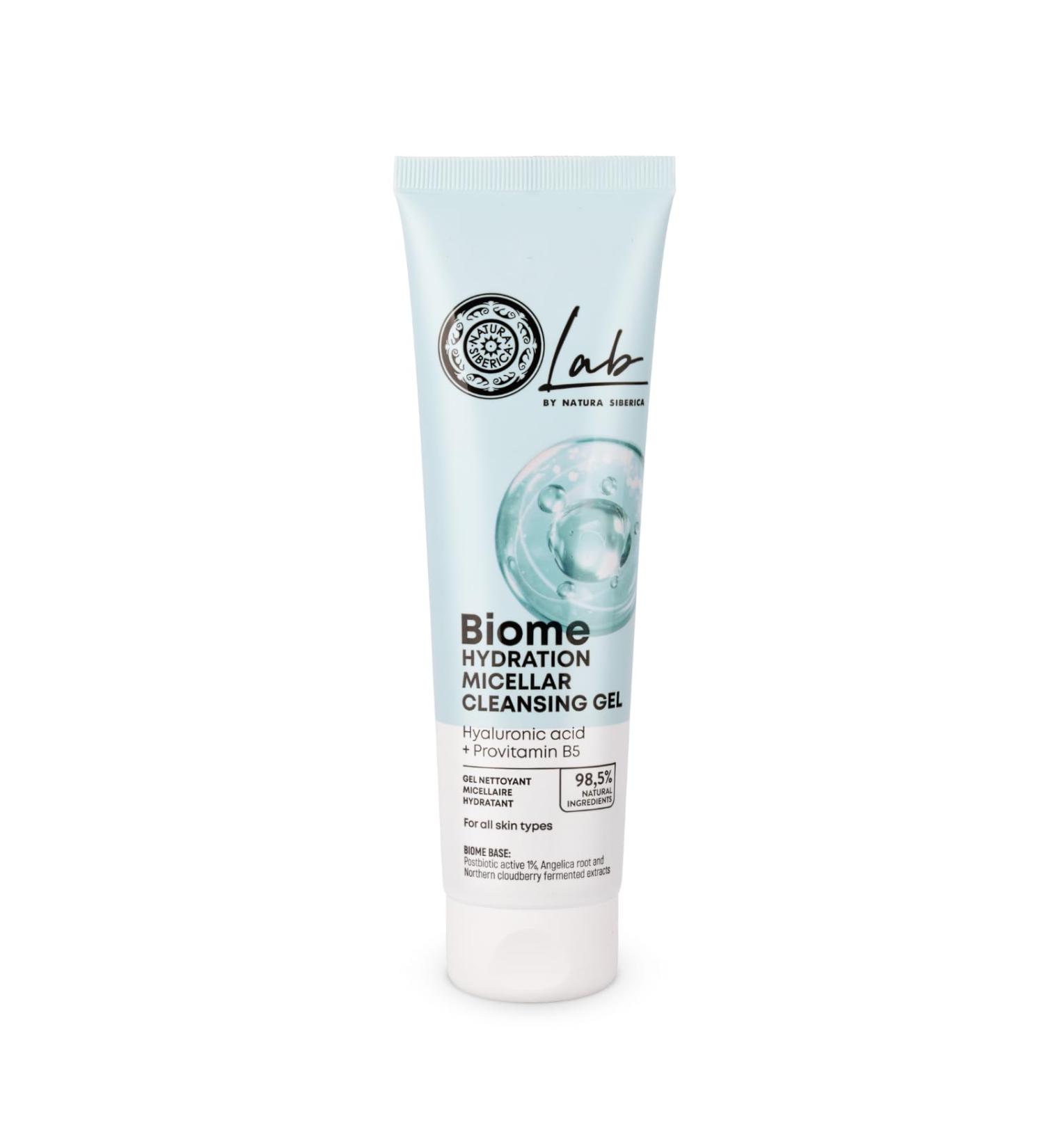 Natura Siberica Lab Biome Hydration Micellar Face Cleansing Gel 140 ml - Buy Online on GoSupps.com