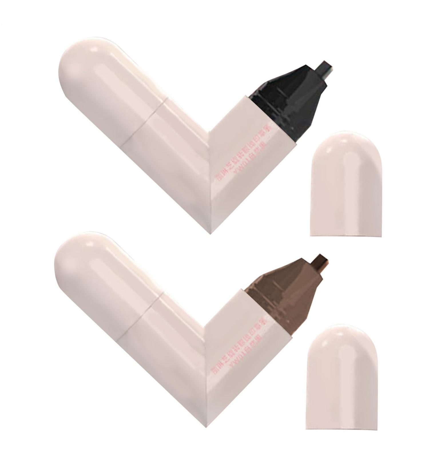 Peufcmi 2pcs Precision Duals Eyeliner Stamp Liquid Duals Ended Winged Eyeliner Pen Eye Liner Stamp Double Tip Winged EyelinerStamp Winged Cat EyeStamp Felt Tip EyelinerPen For - Buy Online on GoSupps.com