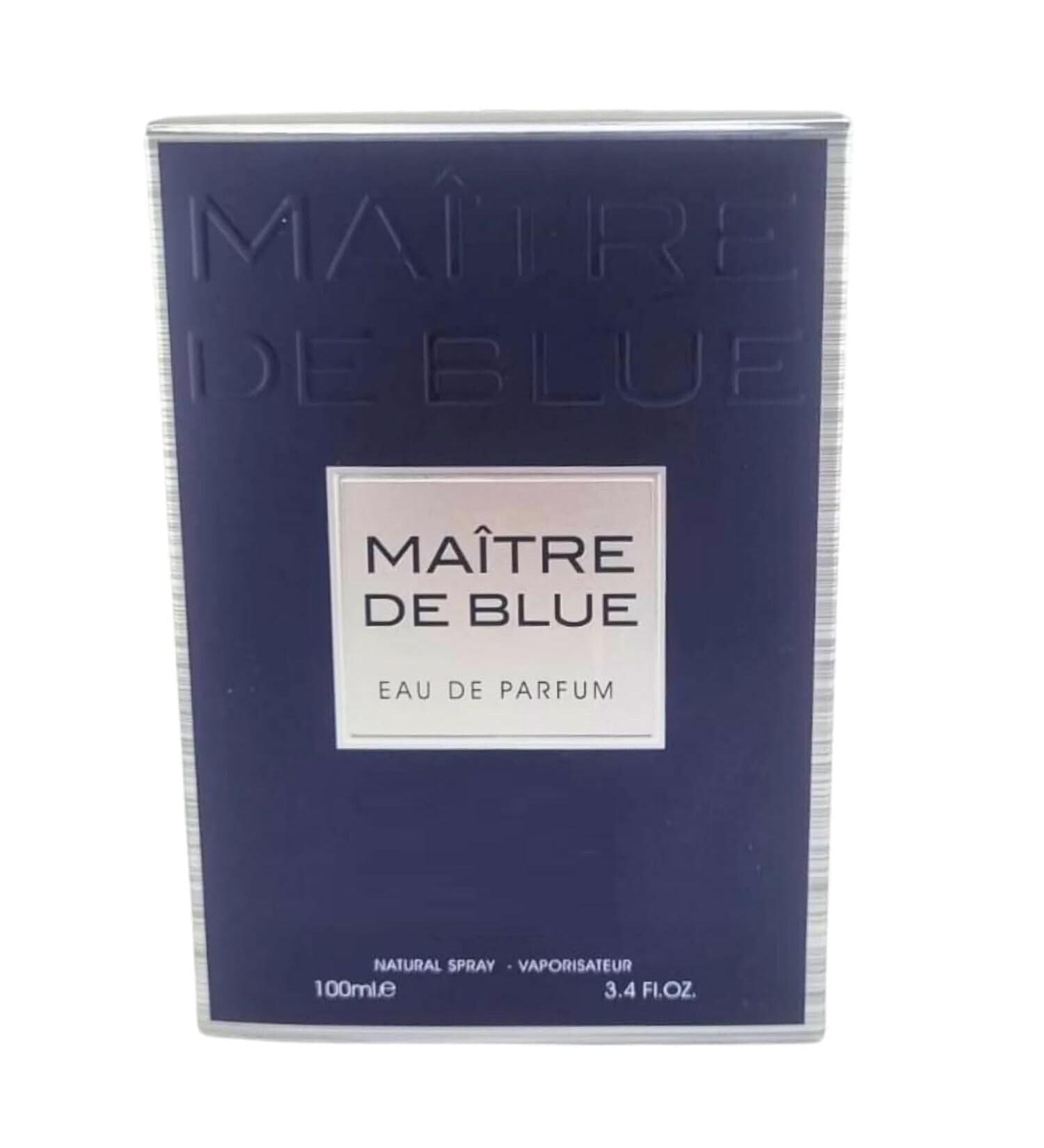 Mait're De Blue De Parfum Perfume For Men Spray Size Volume: 100ML (3.4 Floz) Perfume Scent Fragrance For Men