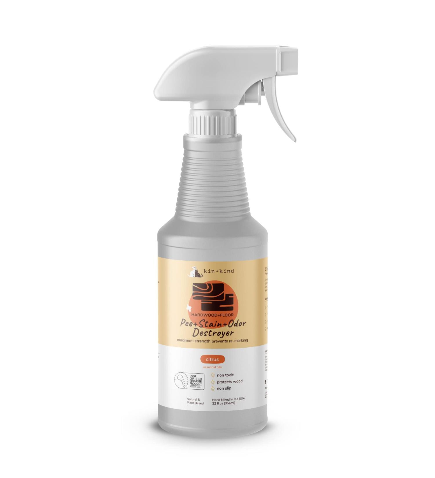 Kin+Kind Citrus Pee & Stain Odor Destroyer - 32 fl oz for Hardwood Floors - Buy Online on GoSupps.com