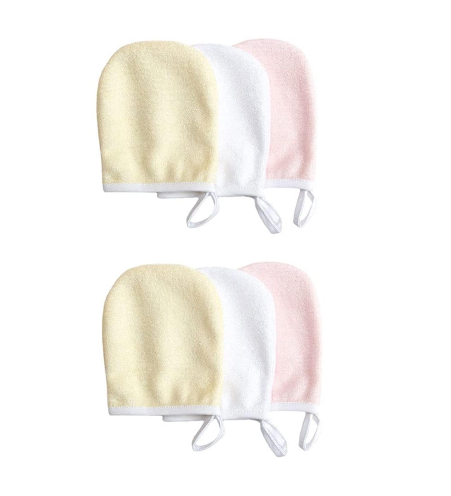 Minkissy 6Pcs Disposable Gloves & Ultra Soft Microfiber Towels - Reusable Cleaning Cloths for Adult Incontinence & Baby Care - Buy Online on GoSupps.com
