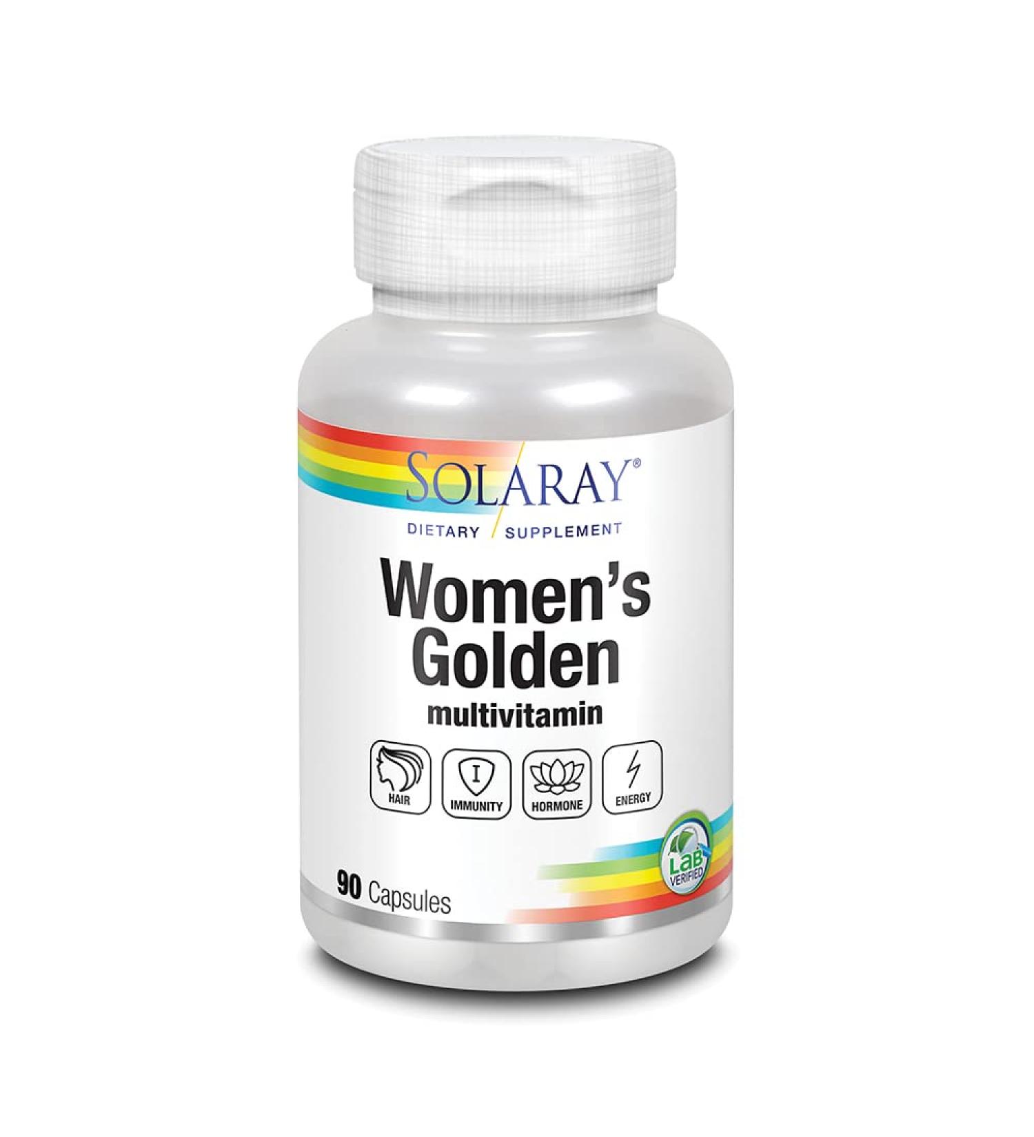 Solaray Women's Golden Multivitamin 90 Capsules