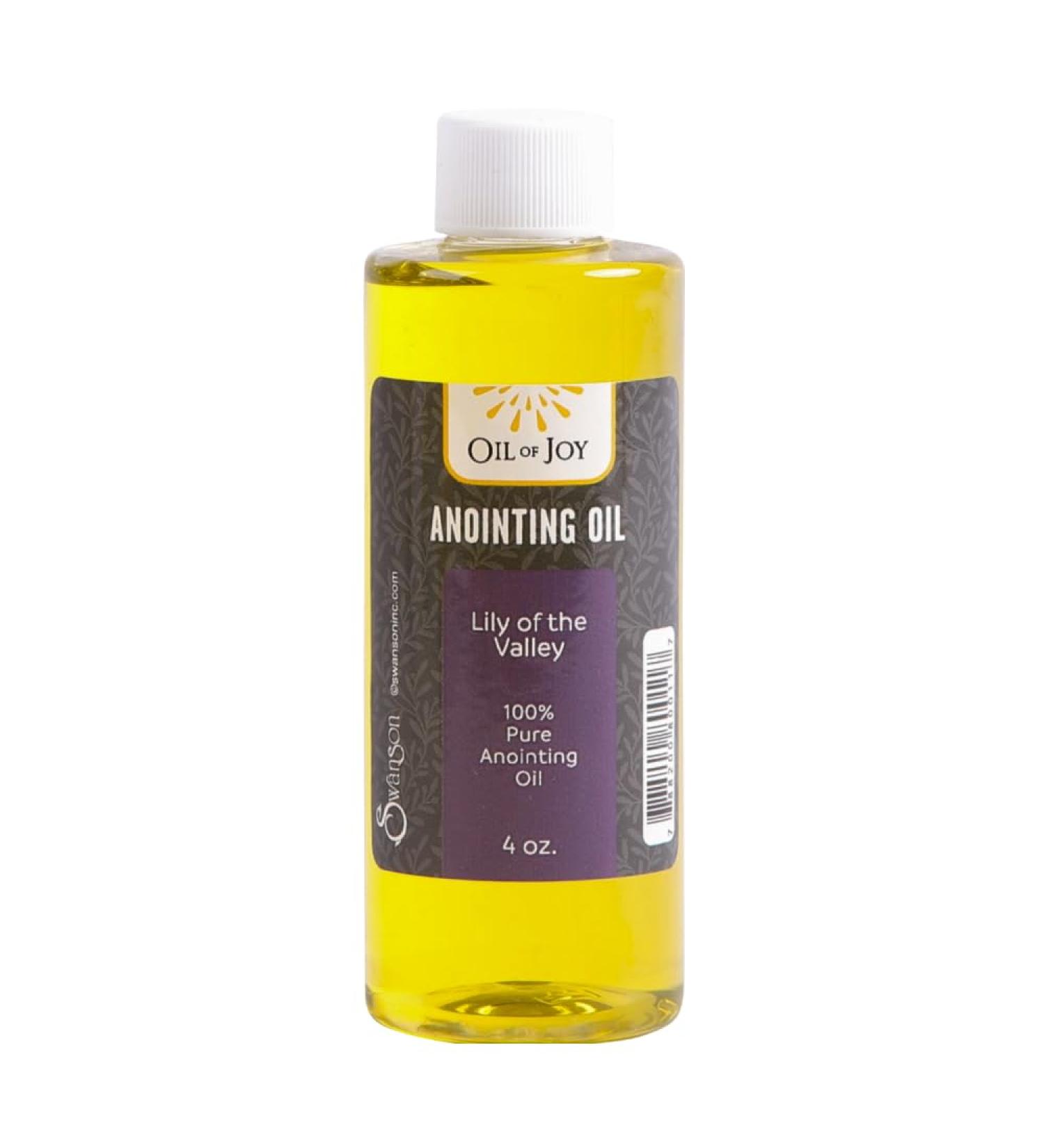 Anointing Oil - Lily of The Valley - 4 oz Altar Size - Biblical Oils for Daily Prayer Ceremonies - Represents Honor & Purity - Buy Online on GoSupps.com