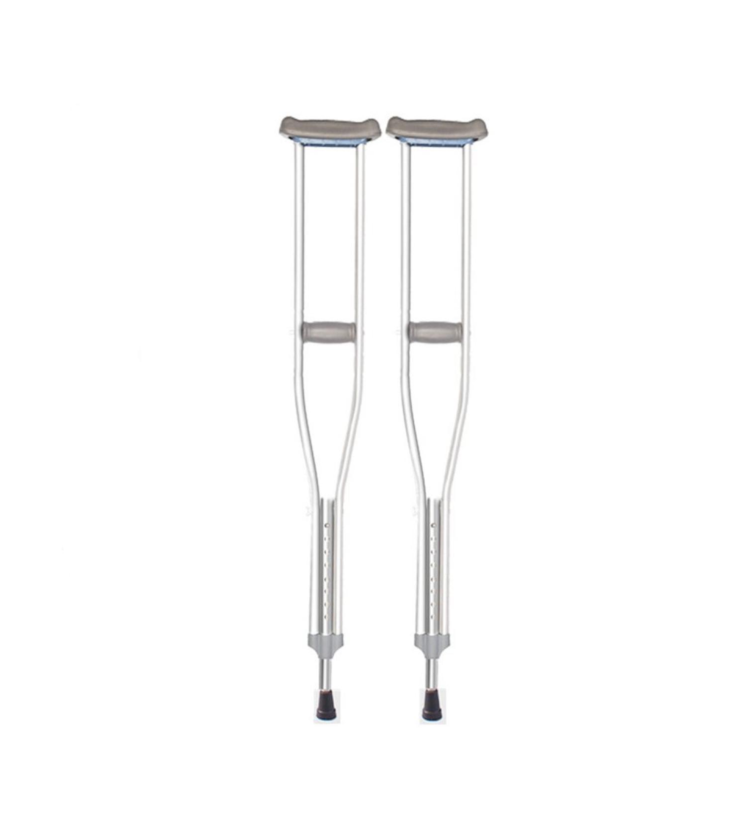 LINYUES Crutches for Adults Underarm Handicapped Crutches/Canes for Handicapped Persons with Adjustable Length of 92-152 Cm Great for Travel or Work Dubbel -1 - Buy Online on GoSupps.com