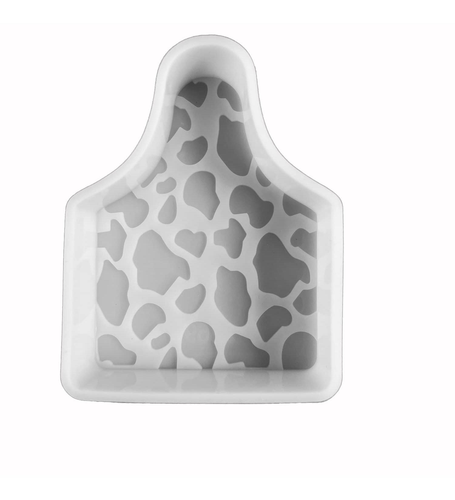 Leopard Cow Tag Silicone Eartag Freshie Mold for DIY Handmade Aroma Beads and Car Freshies - Buy Online on GoSupps.com