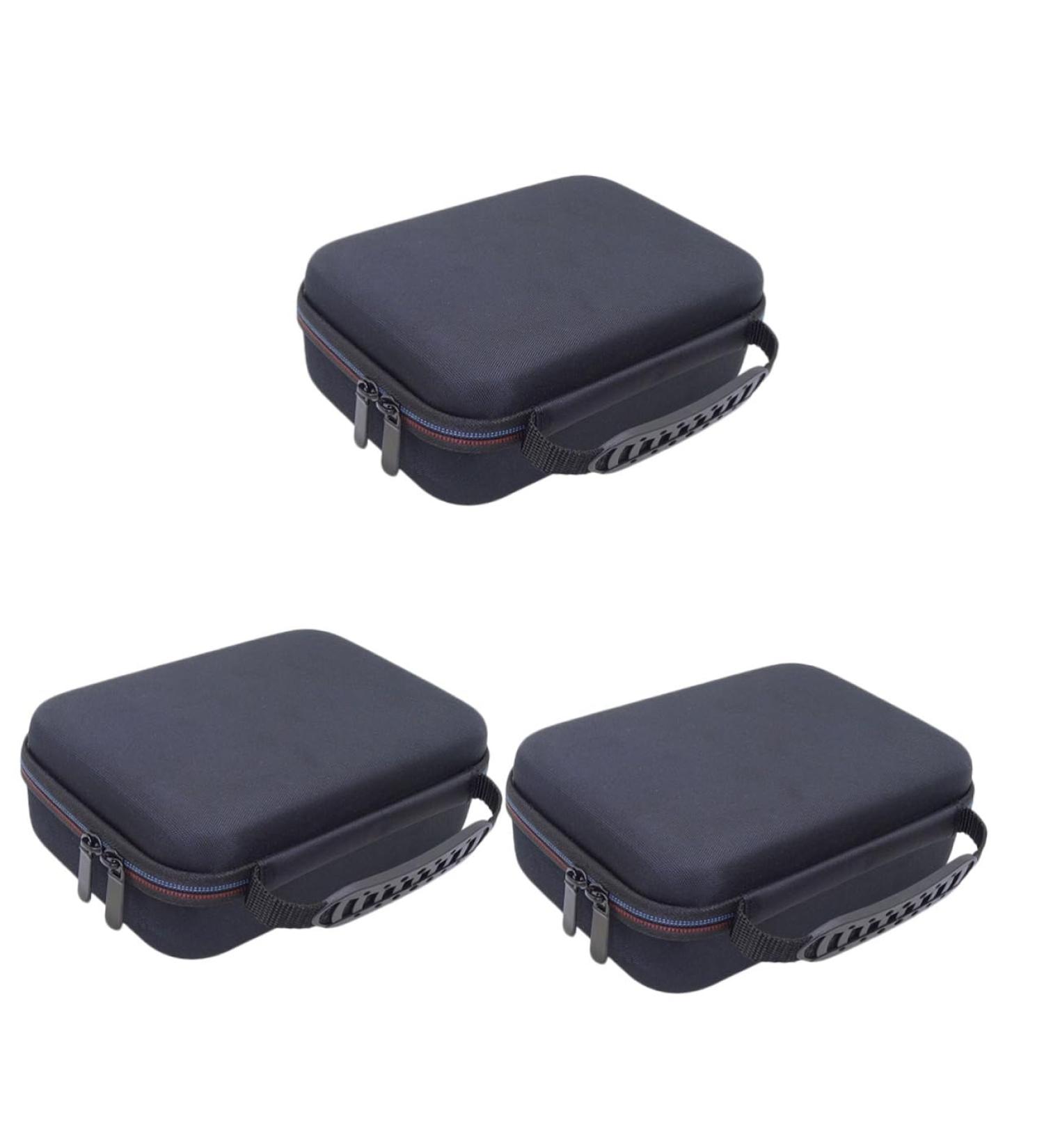 Minkissy 3-in-1 Storage Bag for Hair Cutter Razor Holder & Facial Razor Case - Perfect Men's Shaver Bag & Hair Clip Storage Box - International Shipping Available - Buy Online on GoSupps.com
