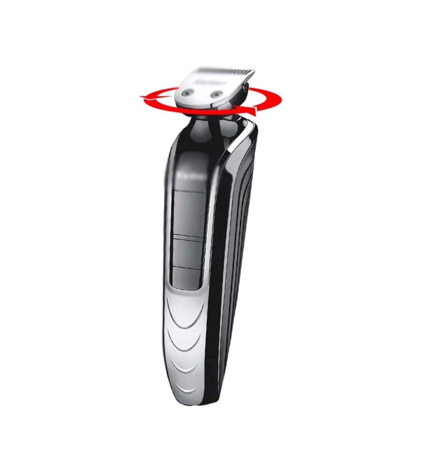 Five-in-One Multifunctional Hair Clipper & Electric Shaver for Hair & Nose - Premium Barber Clipper with Black Blades - Buy Online on GoSupps.com