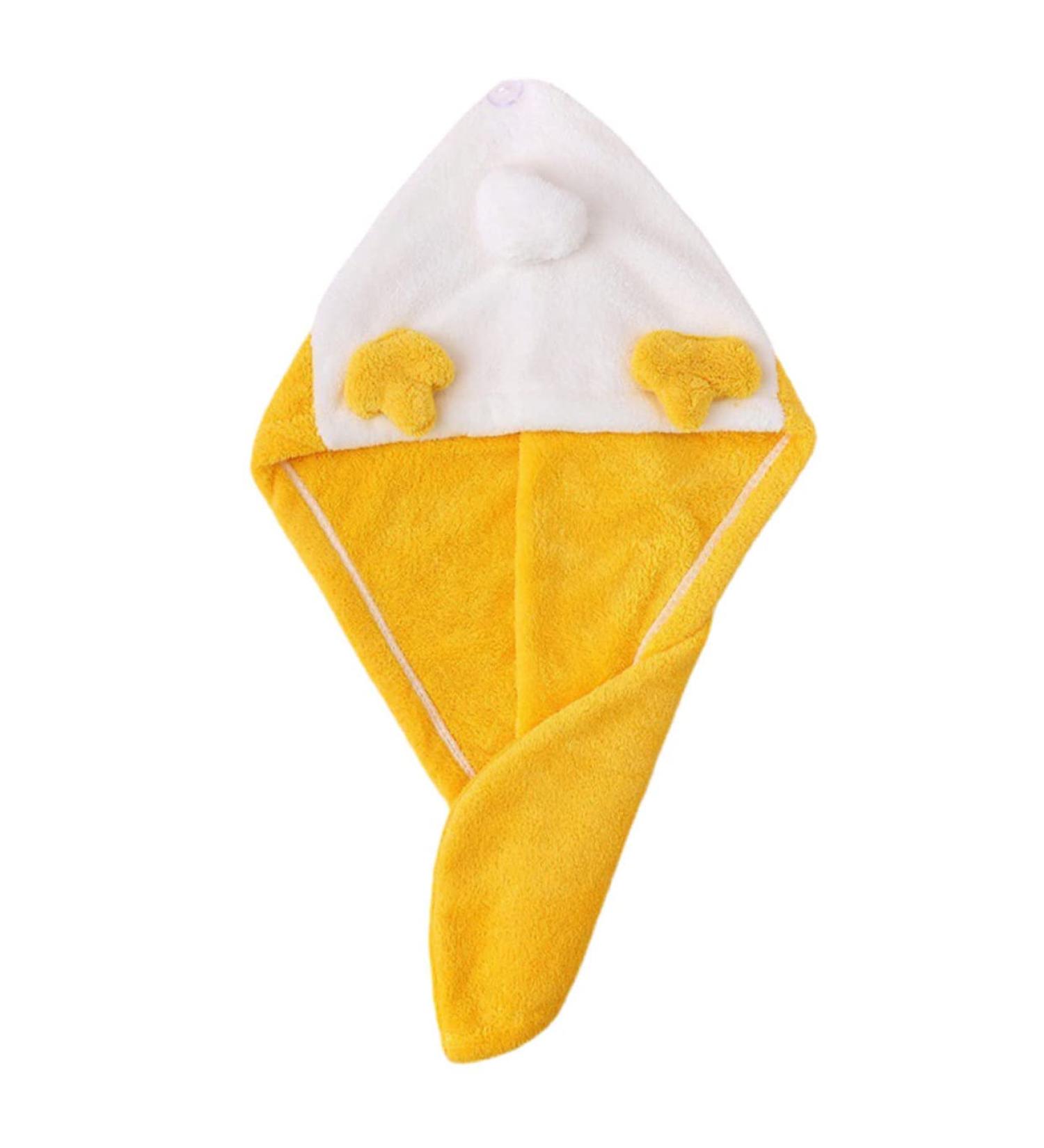 Amosfun Coral Fleece Dry Hair Hat Hair Drying Tool Girls Hat Face Washing Girl Hat Wet Hair Dry Wraps Microfiber Hair Drying Hat Bath Hat Quick Hats Dry Hair Bag Take a Bath Yellow Yellow 52x23cm - Buy Online on GoSupps.com