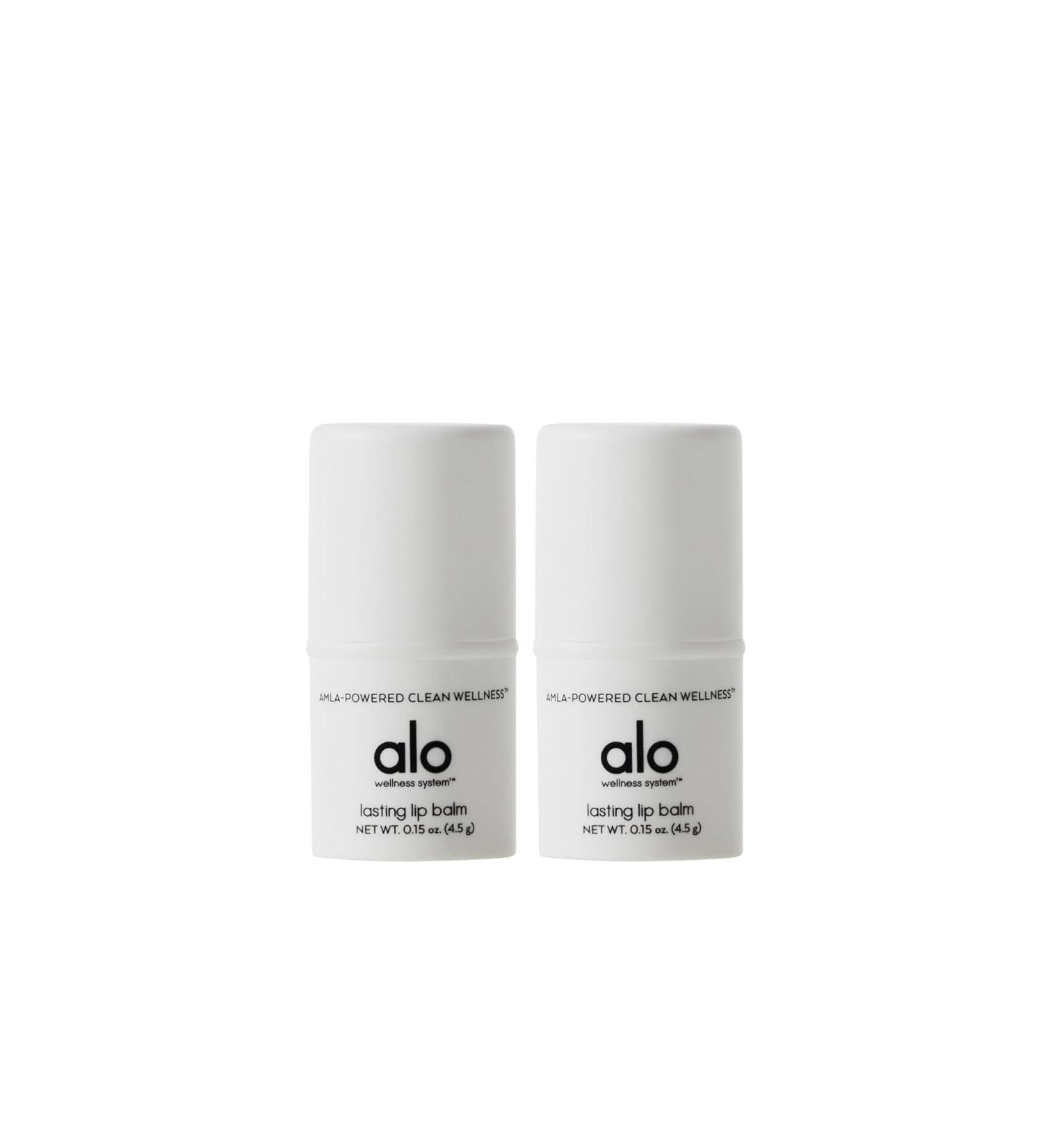 ALO Lasting Lip Balm | Vitamin C-Enriched | Instant Moisture and Hydration | Nourishing Formula Made with Aloe Cocoa Butter & Rosehip | Citrus Flavor | 0.15 oz | 2 Pack 0.15 Ounce (Pack of 2) - Buy Online on GoSupps.com